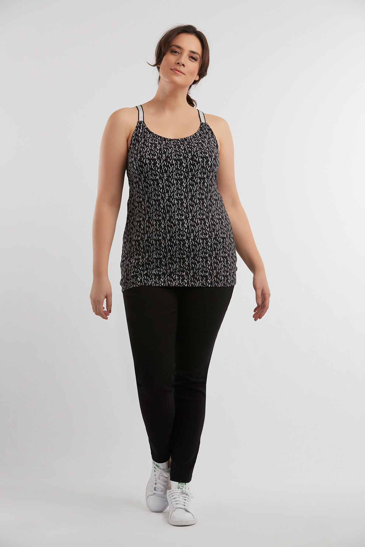 &Auml;rmelloses Top mit gekreuzten Tr&auml;gern image number 3