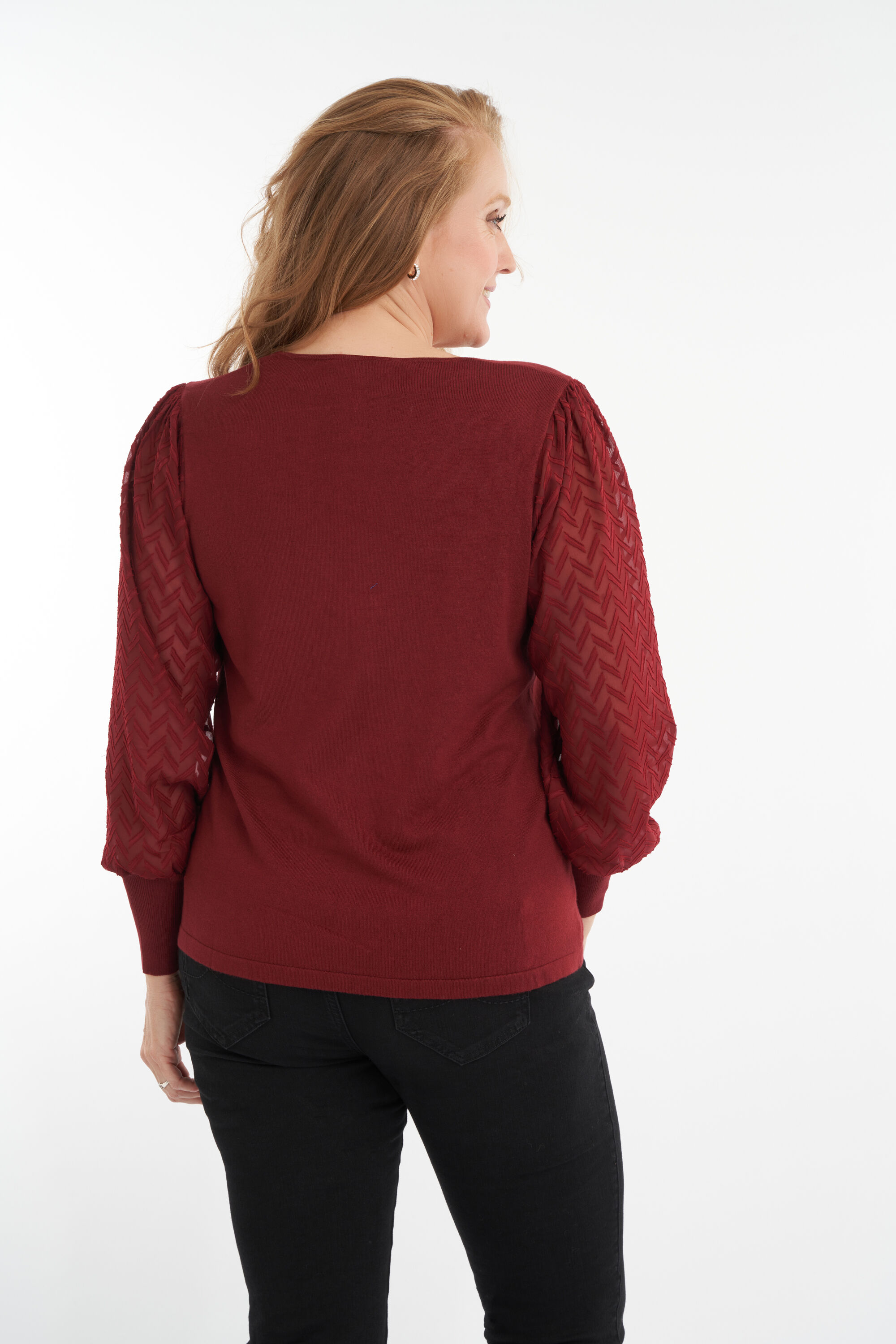 Sweatshirt mit bauschigen &Auml;rmeln image number 3