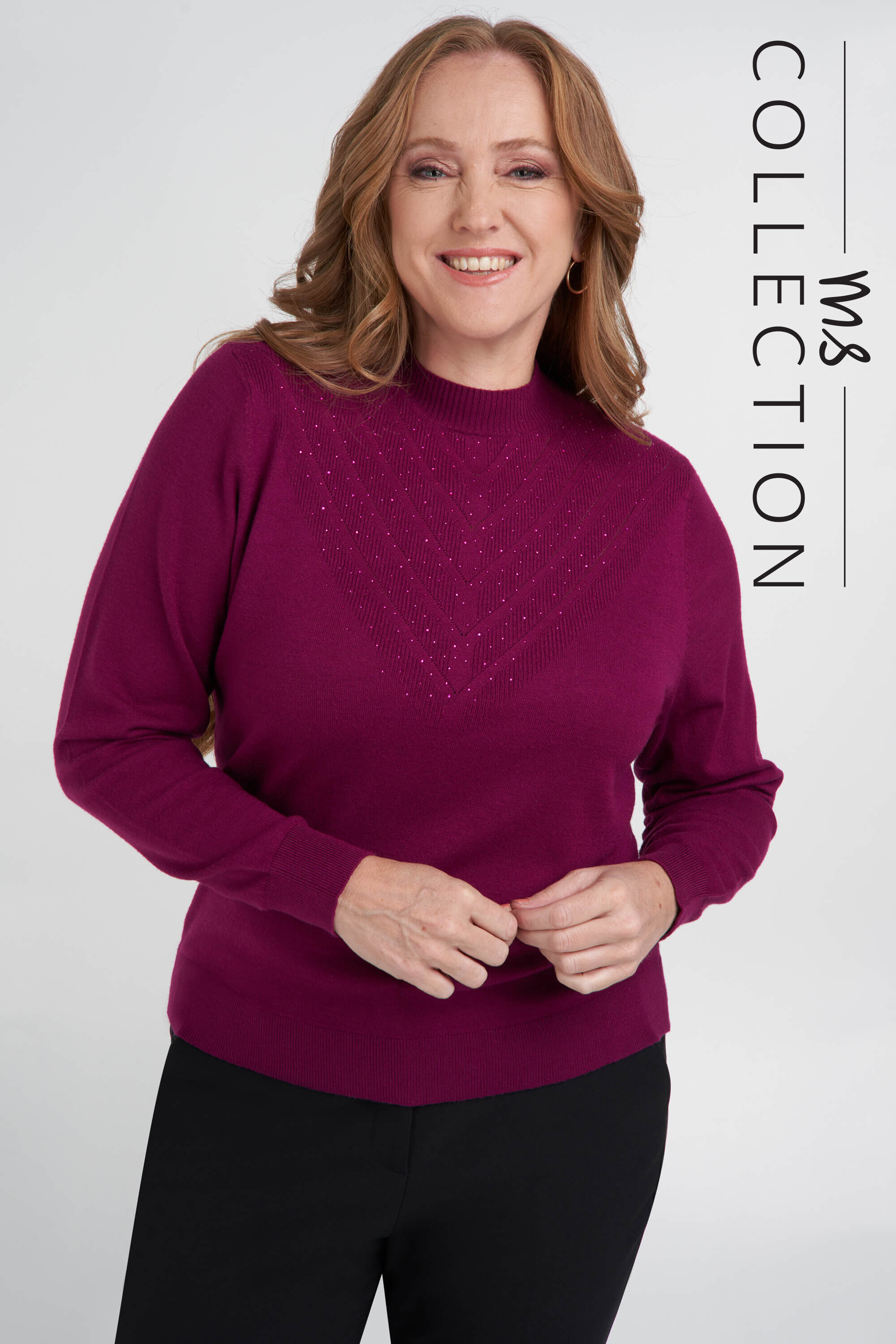 Pullover mit Strasssteinen  image number 0