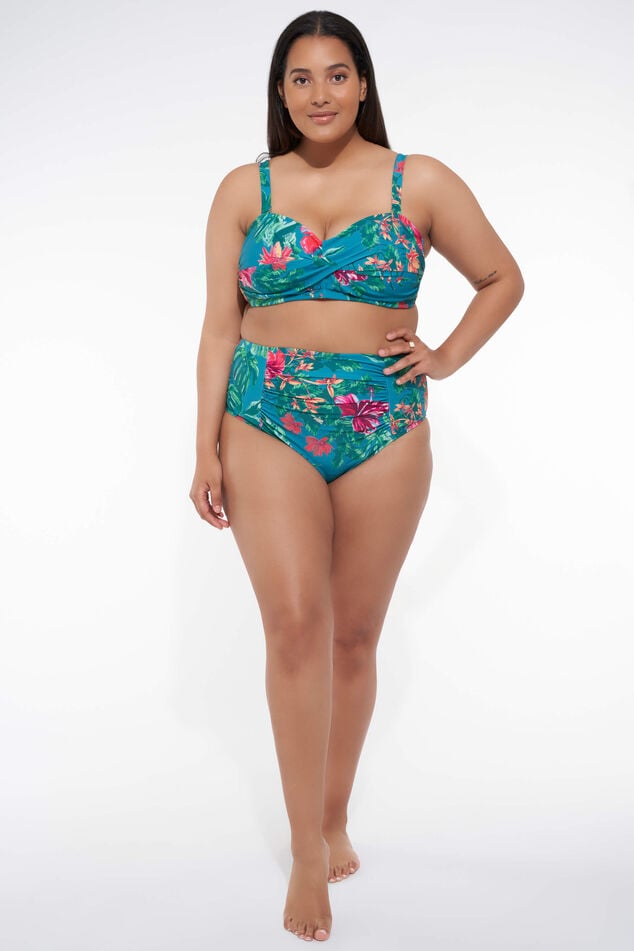 Hoch geschnittenes Bikini-Unterteil mit Print image number 4