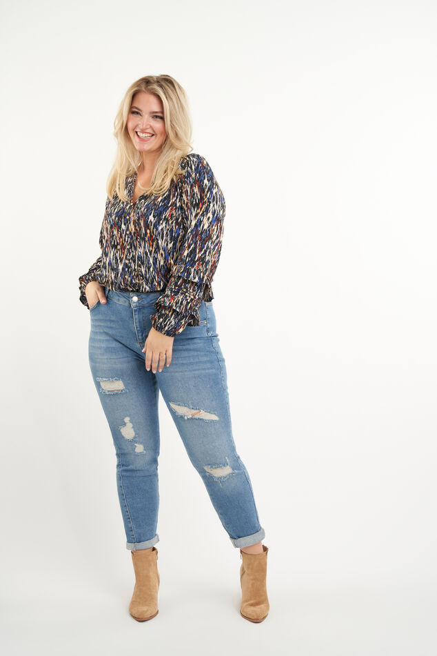 Jeans mit Used-Look image number 4