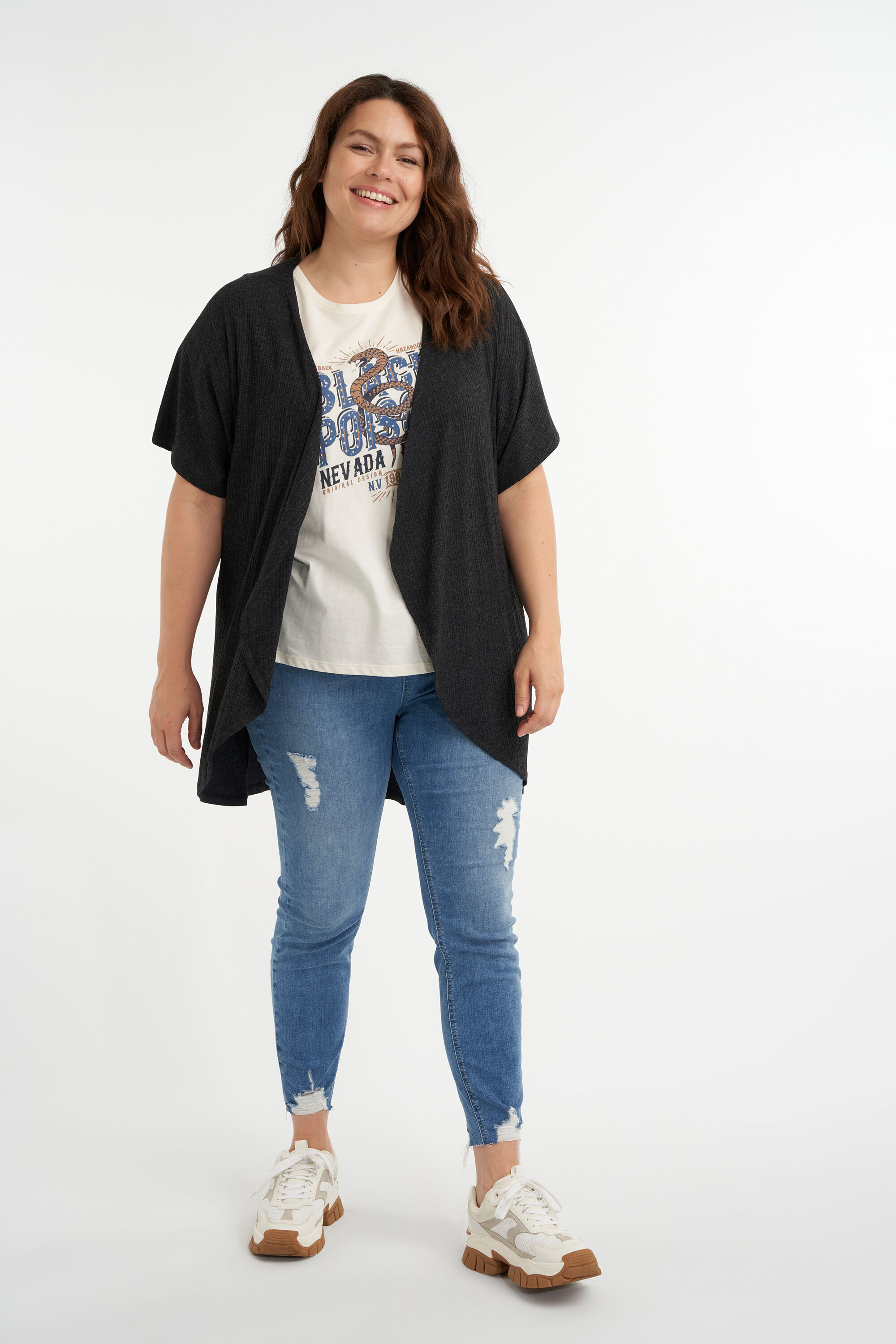 Gerippter Cardigan image number 5