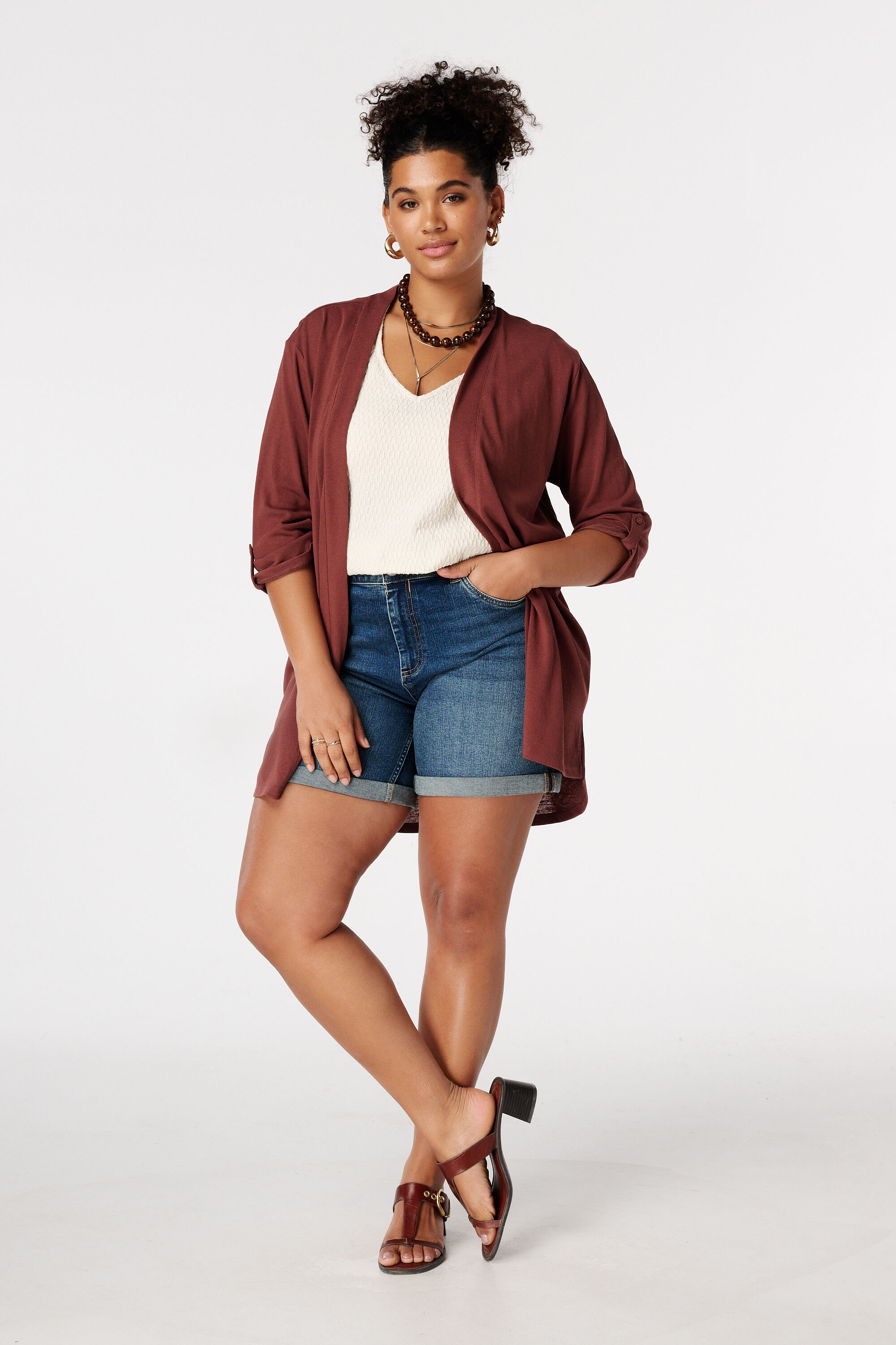 Offene Strickjacke image number 5