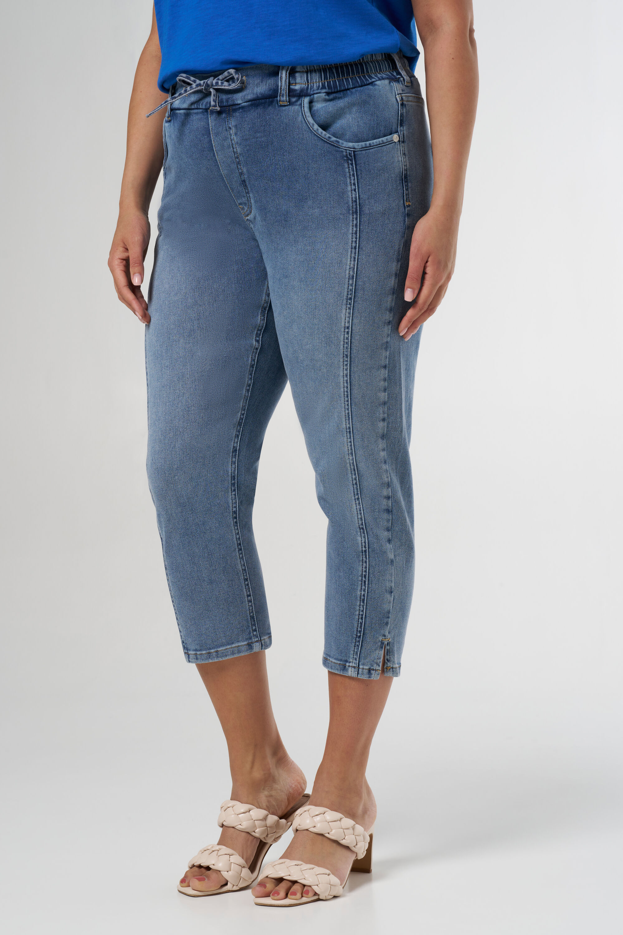 Kn&ouml;chellange Hose mit bequemem Gummibund  image number 5