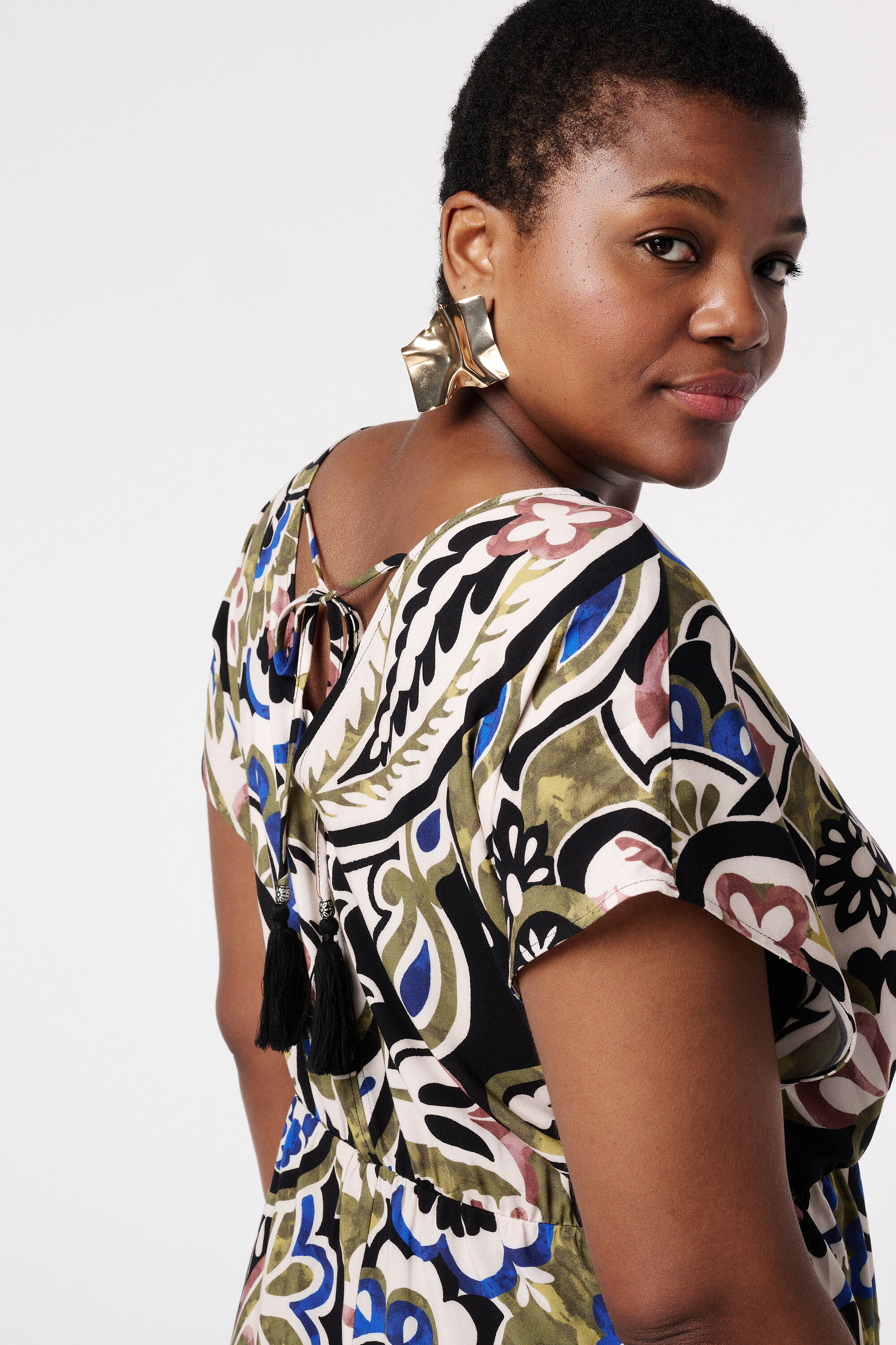 Midikleid mit Print image number 4