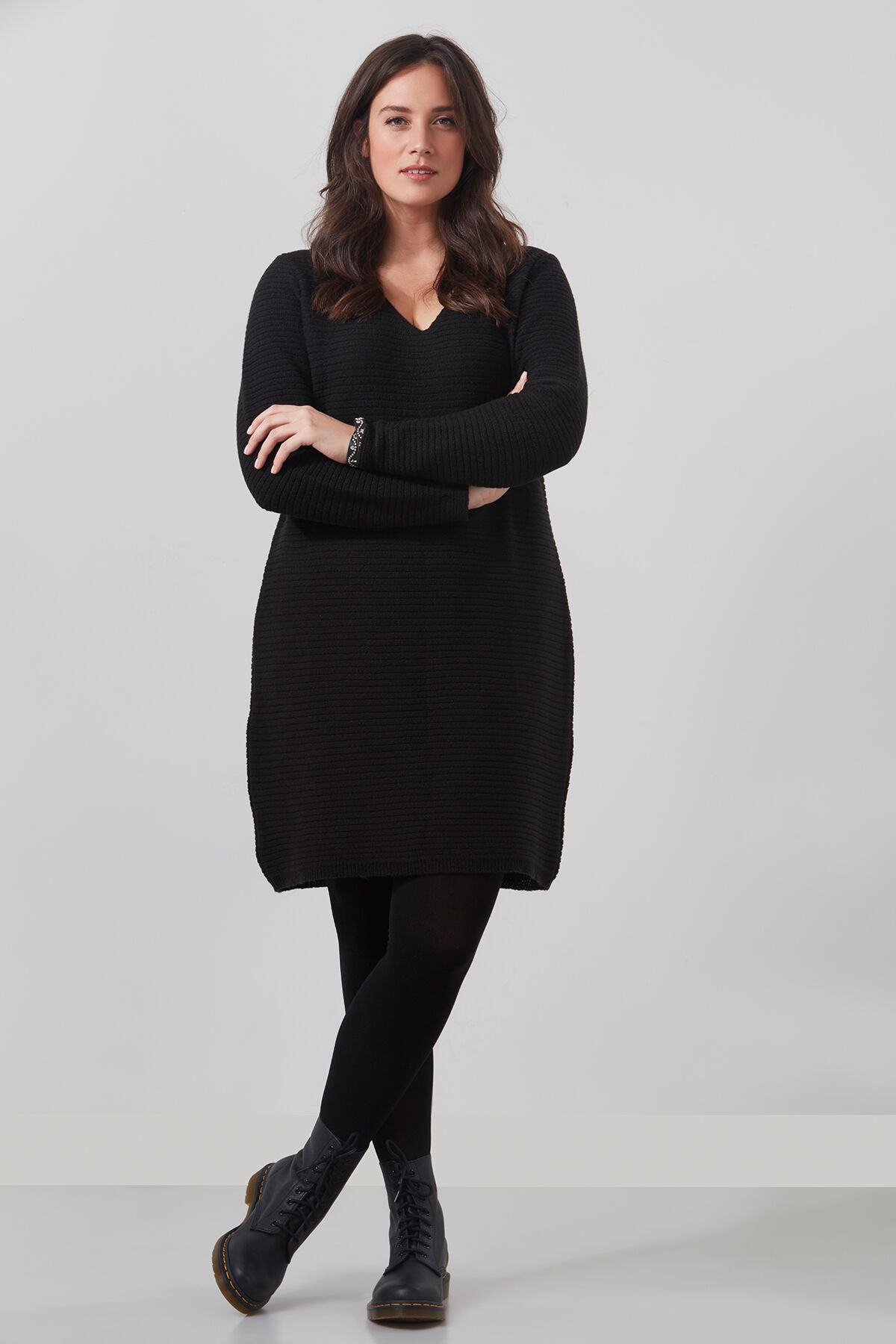 Strick Tunika-Kleid image number 3