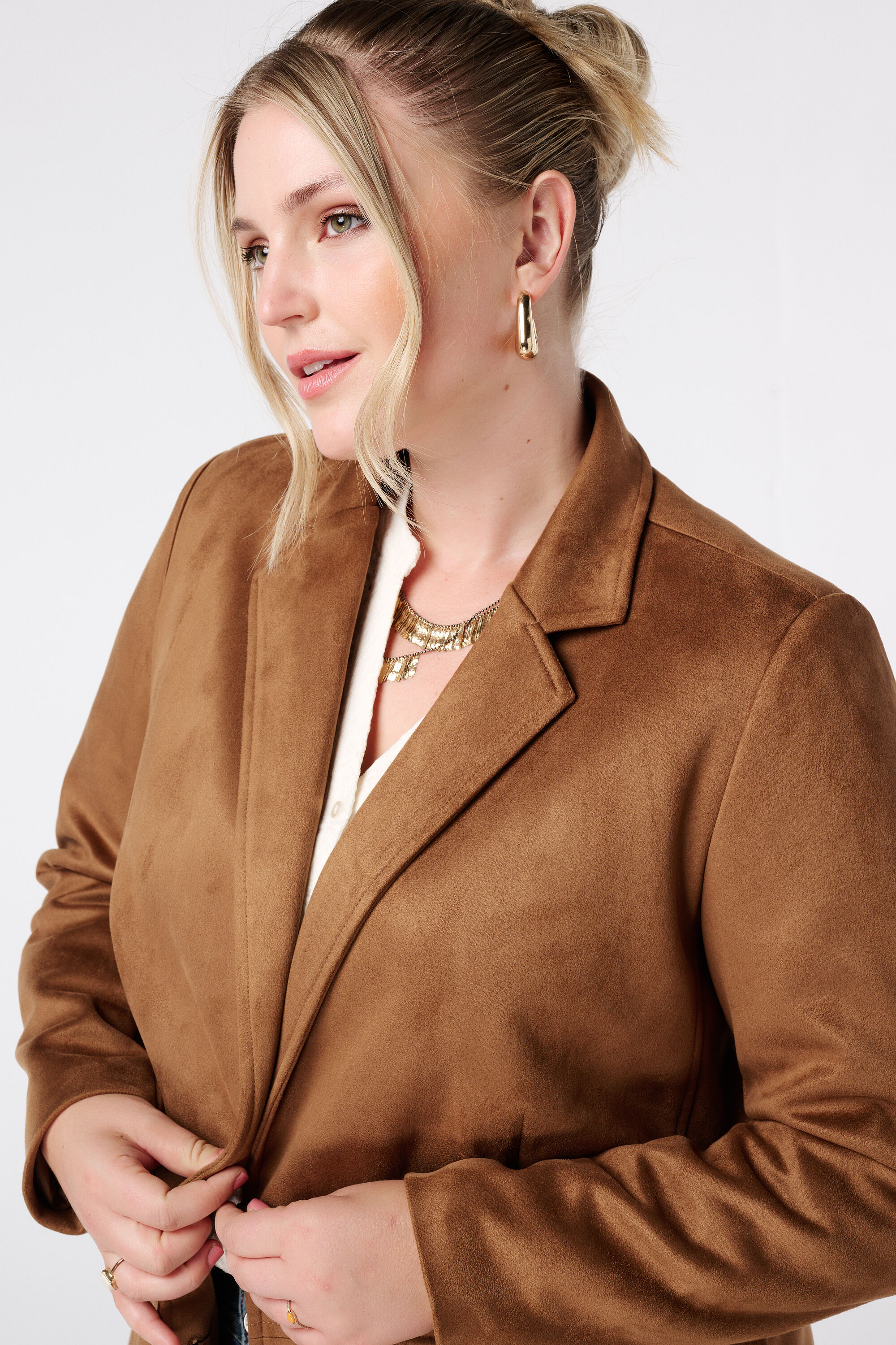 Blazer in Wildlederoptik image number 4