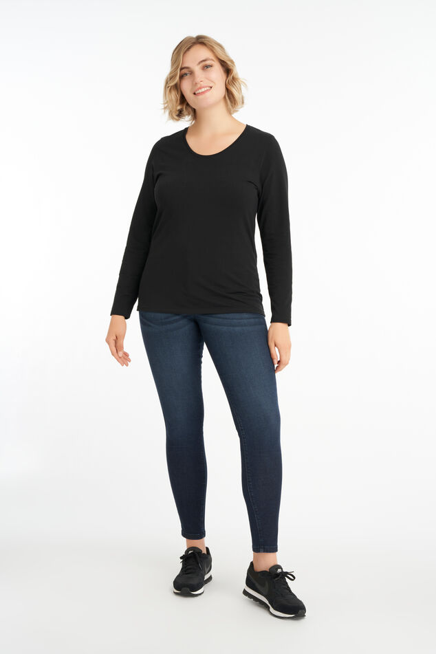 Basic-Shirt mit langen Ärmeln image number 5