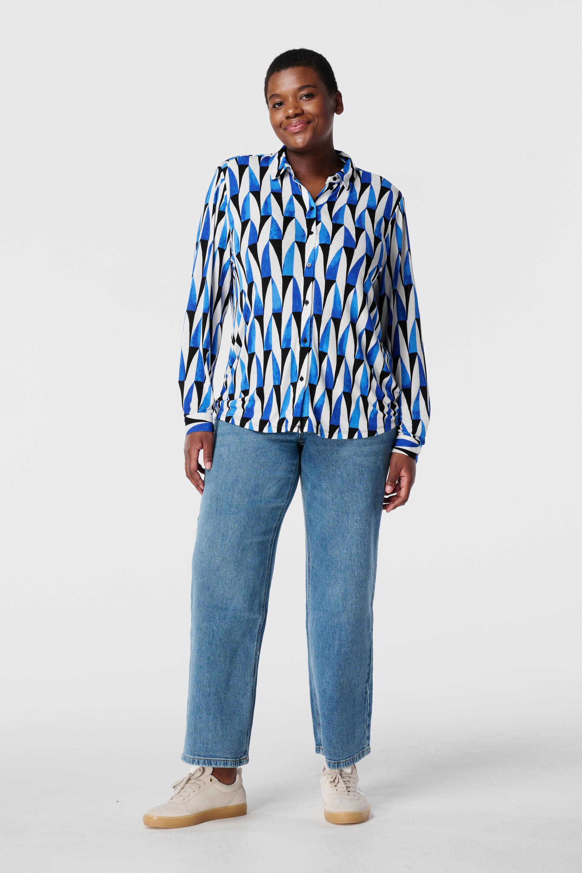 Bluse mit Print image number 5