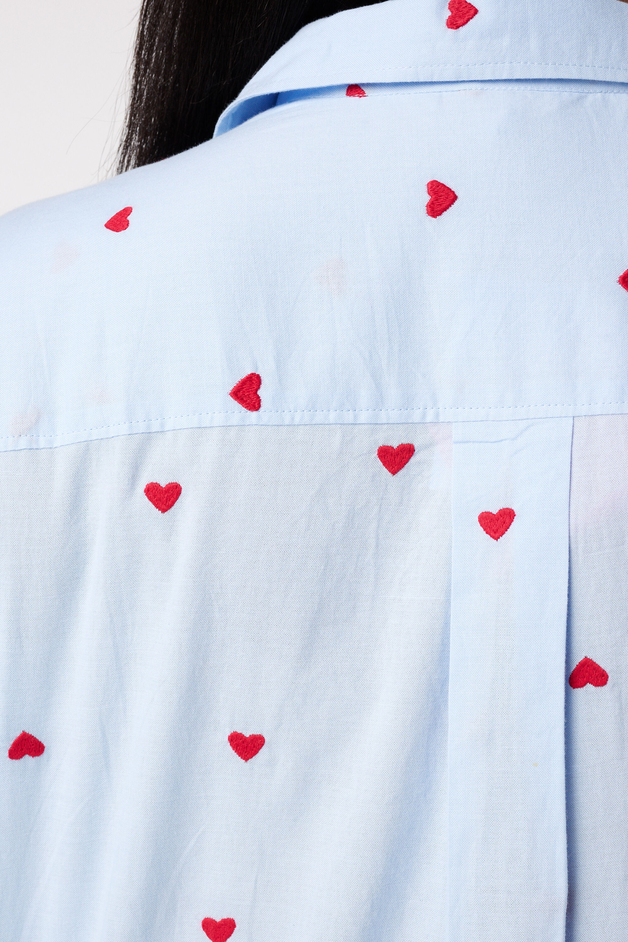 Bluse mit Herzmuster image number 6