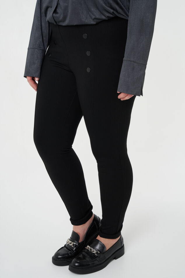 Treggings mit Knöpfen image number 6