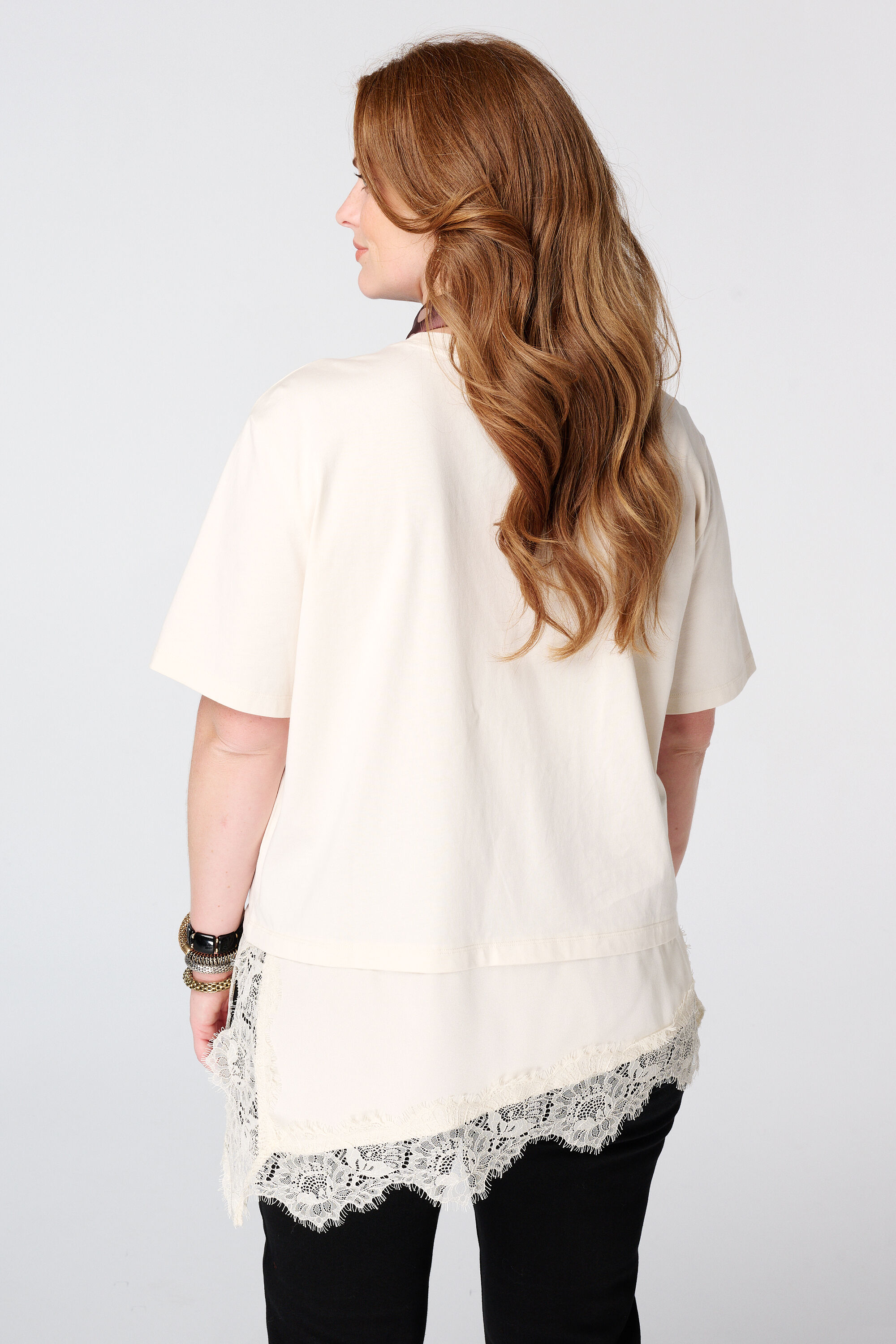 T Shirt mit Spitze image number 3
