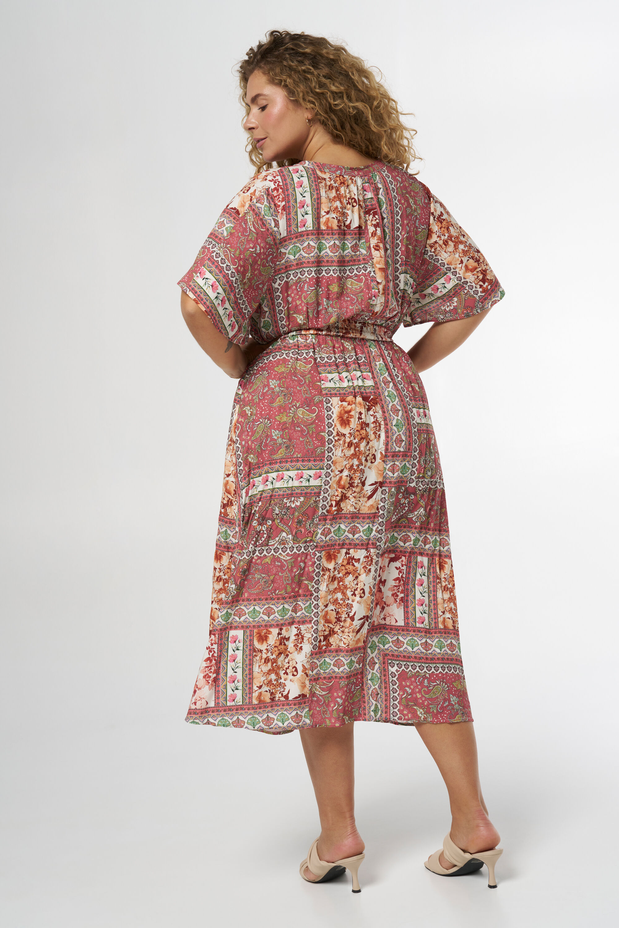 Midikleid mit Print image number 3