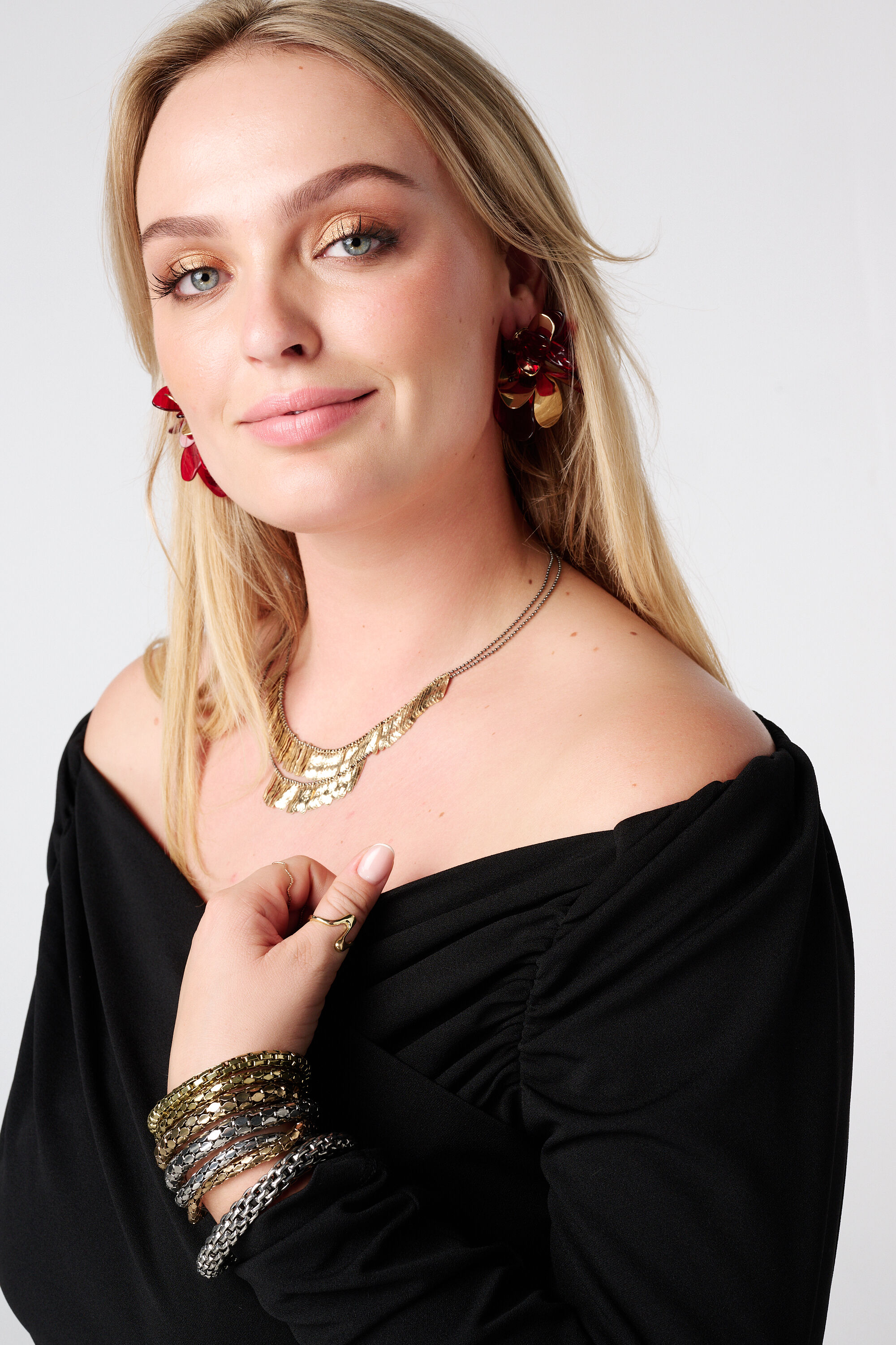 Off-Shoulder-Jumpsuit mit weiter Passform image number 4