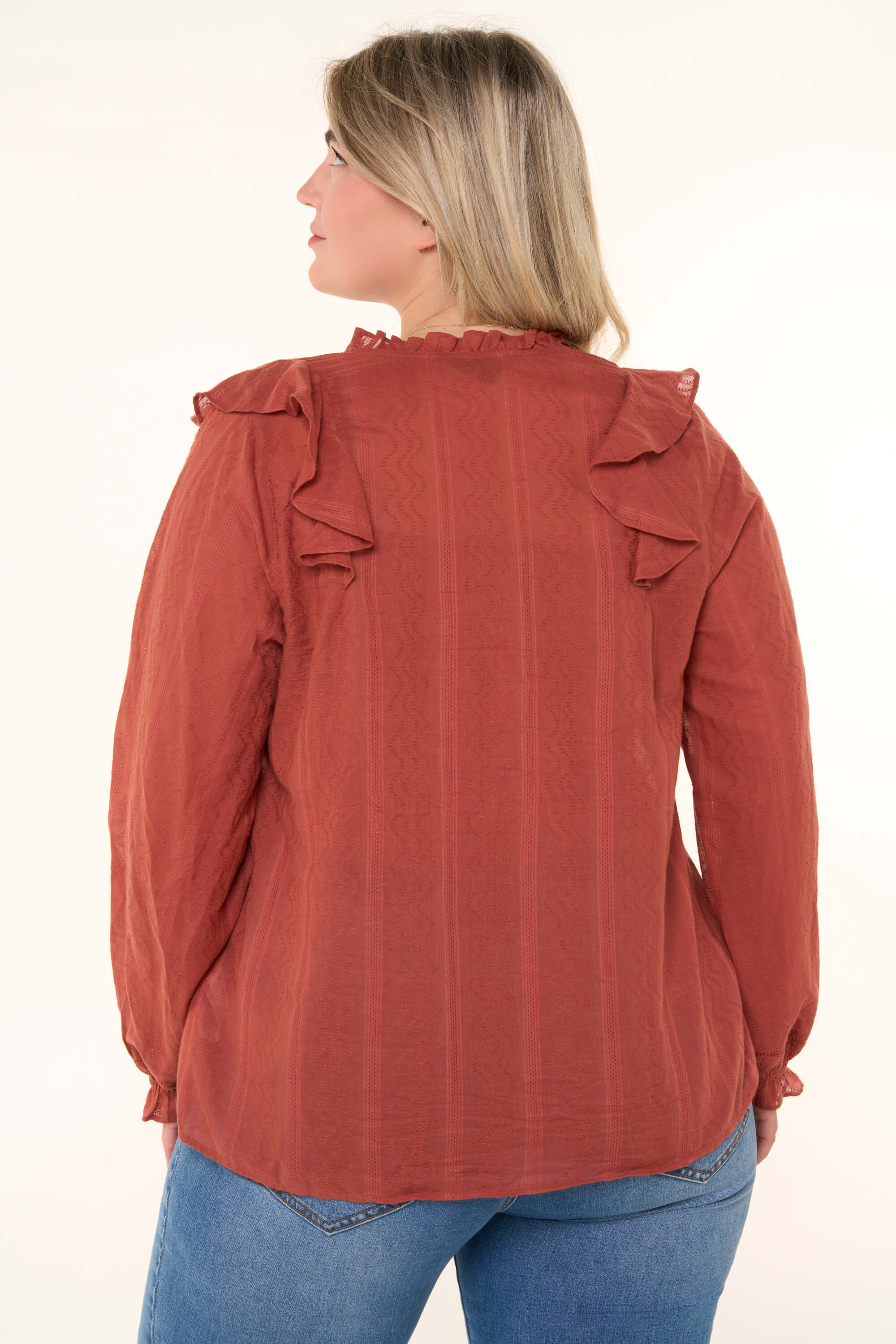 Bluse mit Ballon&auml;rmeln image number 4