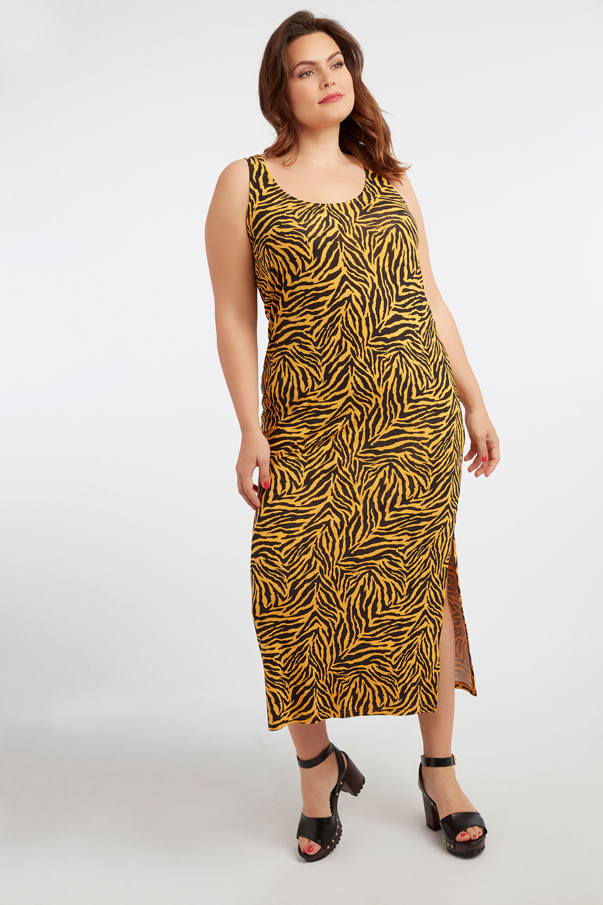 Langes &auml;rmelloses Kleid image number 3