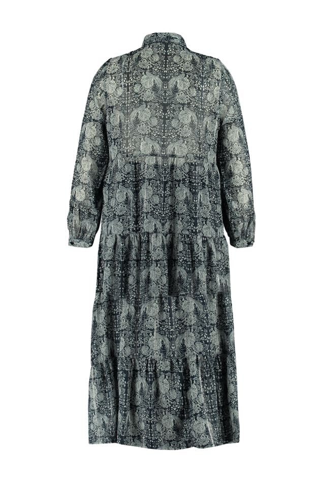 Langes Kleid mit Blumen-Print image number 3