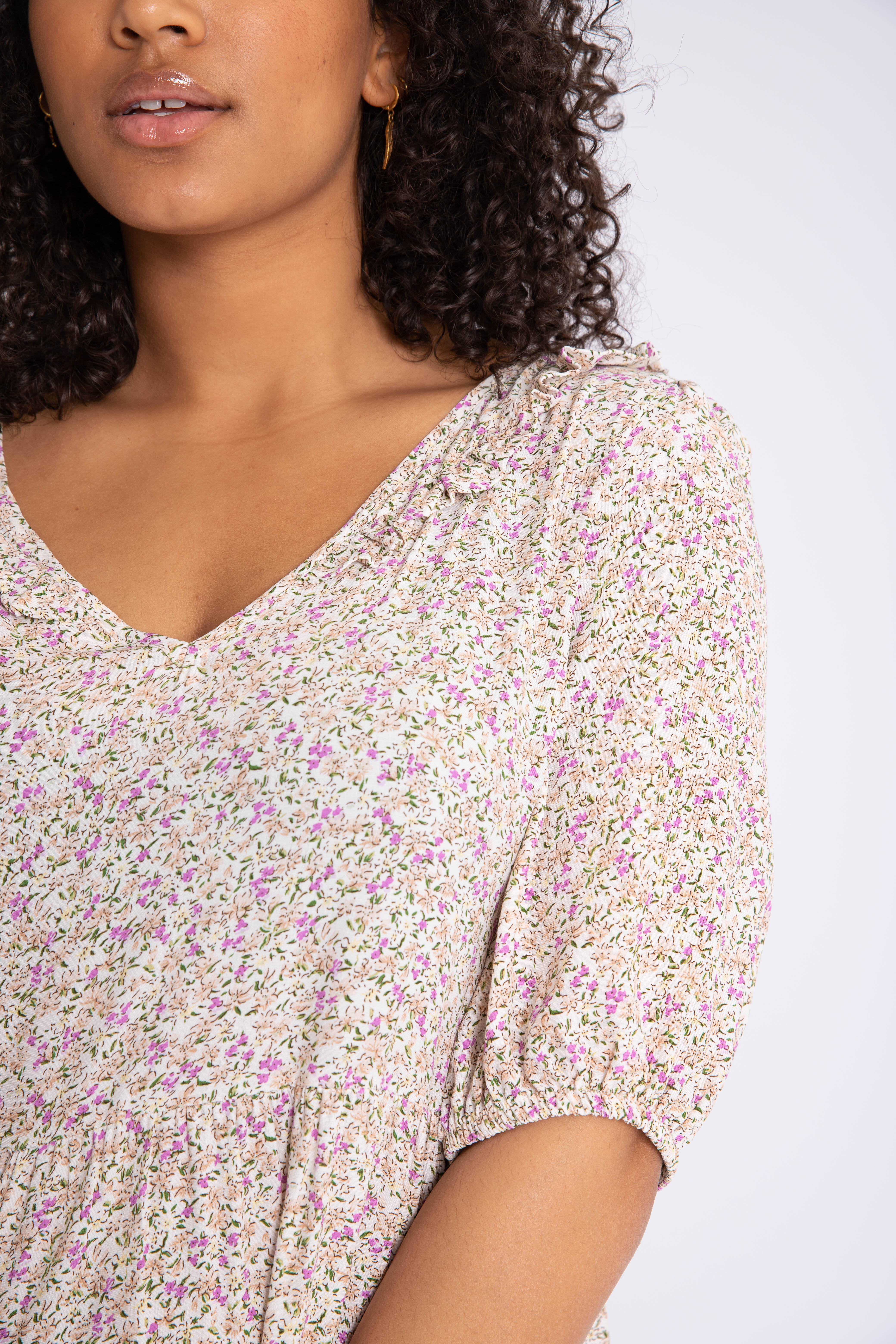 A-Figur-Kleid mit Print  image number 6