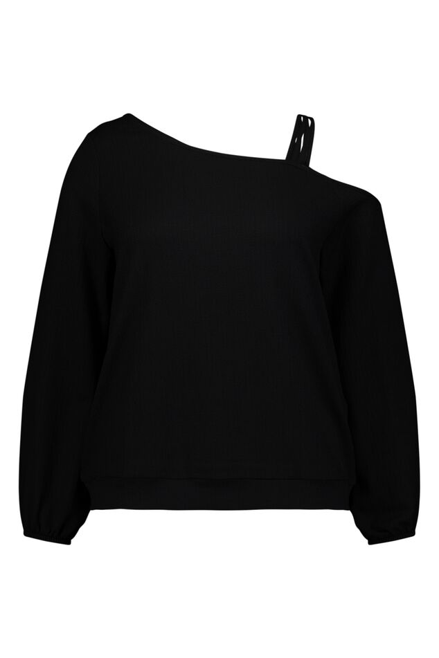 Schulterfreier Pullover image number 1