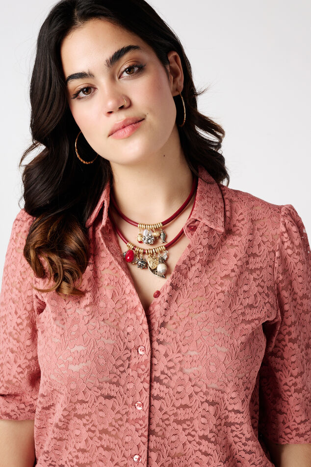Bluse mit Spitze image number 4