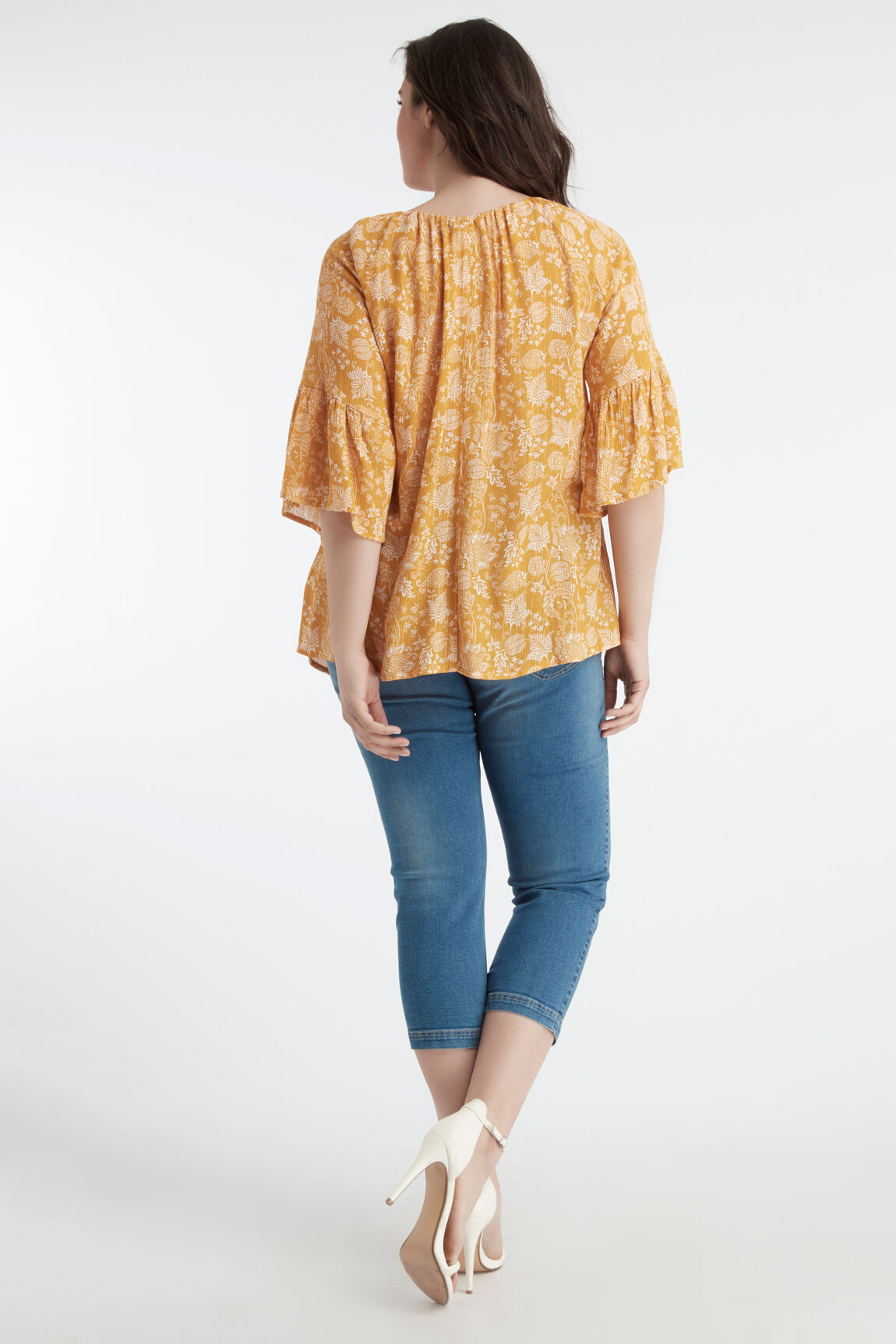 Bell-Sleeve Bluse image number 4
