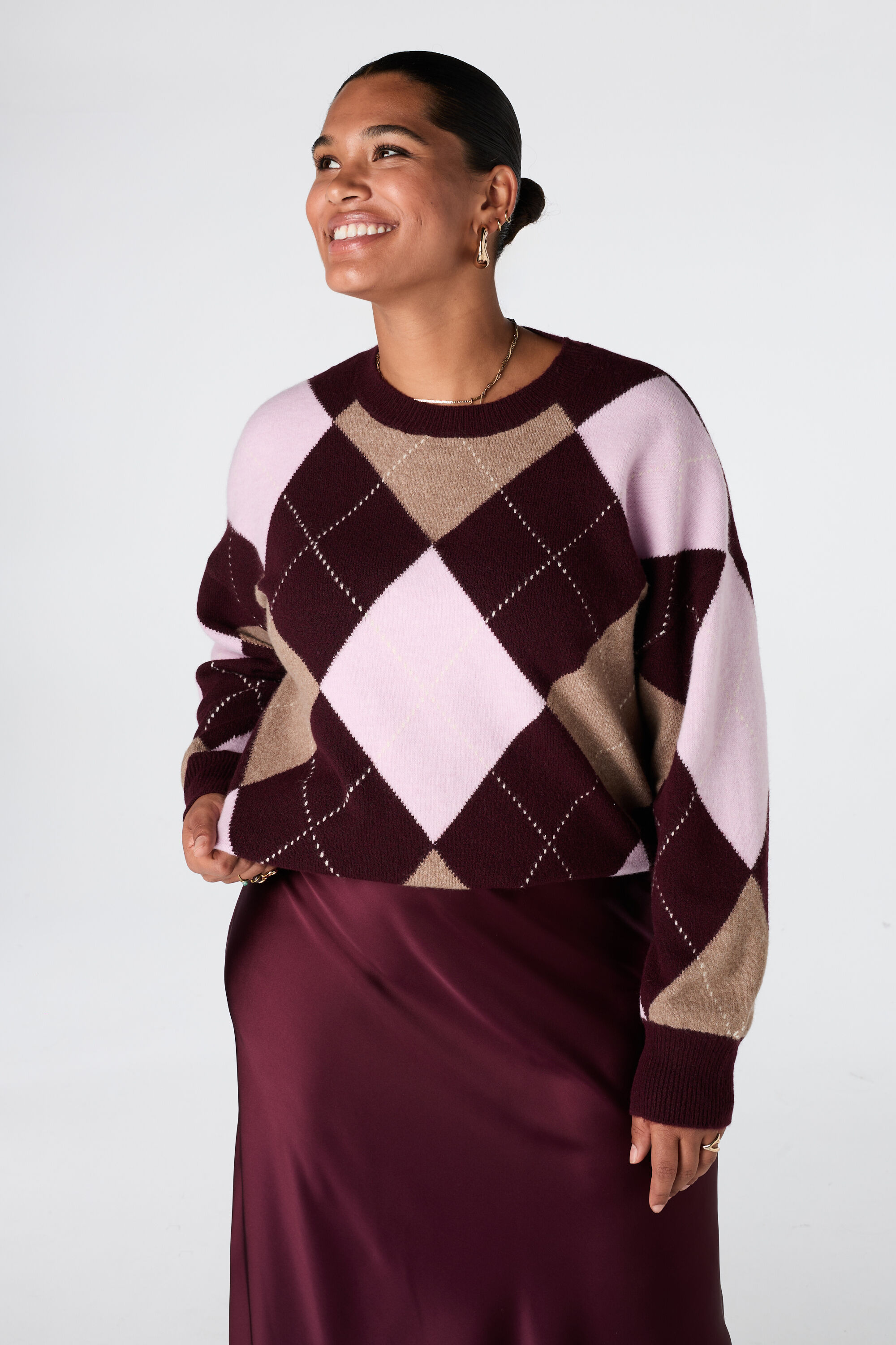 Pullover mit Karomuster image number 0