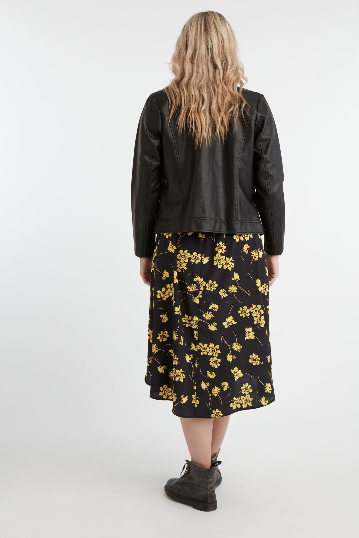 Kunstlederjacke mit Druckkn&ouml;pfen image number 5