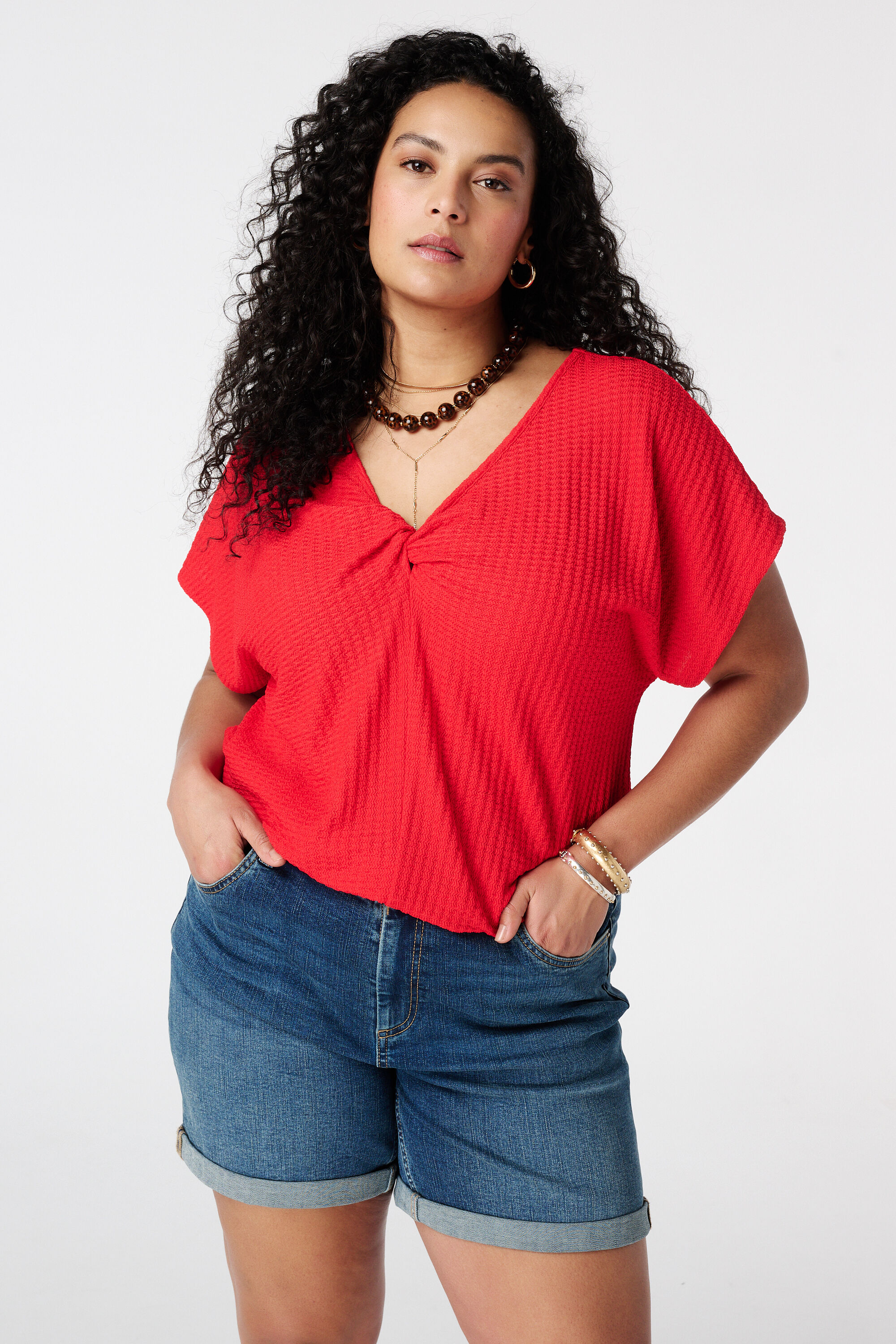 Top mit Fl&uuml;gel&auml;rmeln