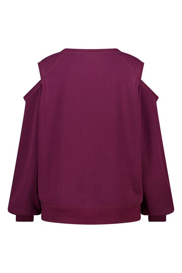 Pullover mit ausgeschnittener Schulter image number 2