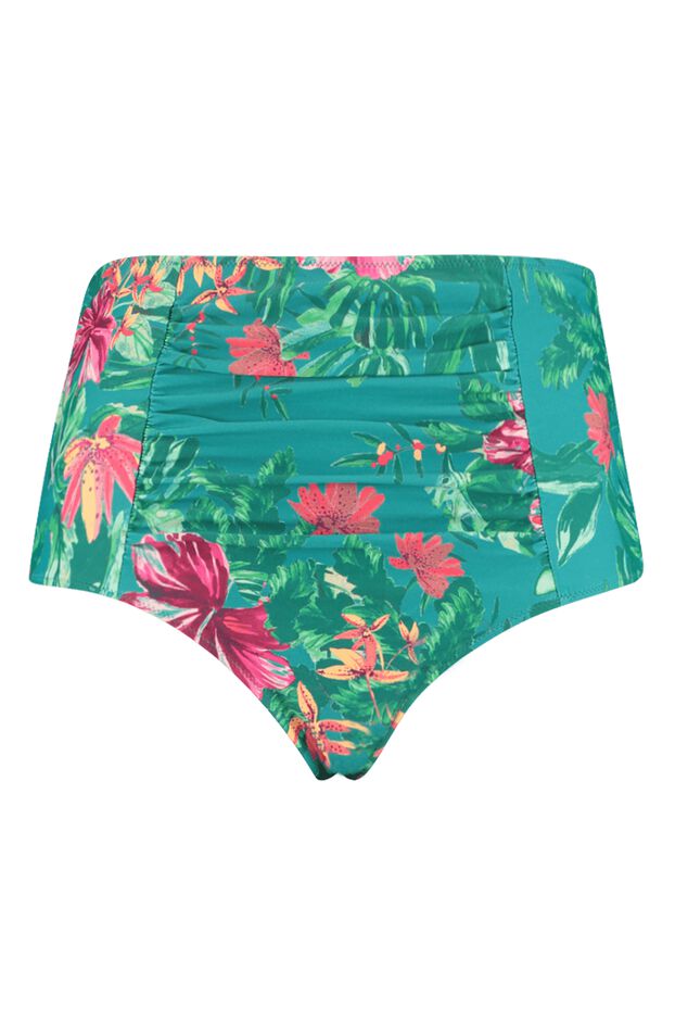 Hoch geschnittenes Bikini-Unterteil mit Print image number 1