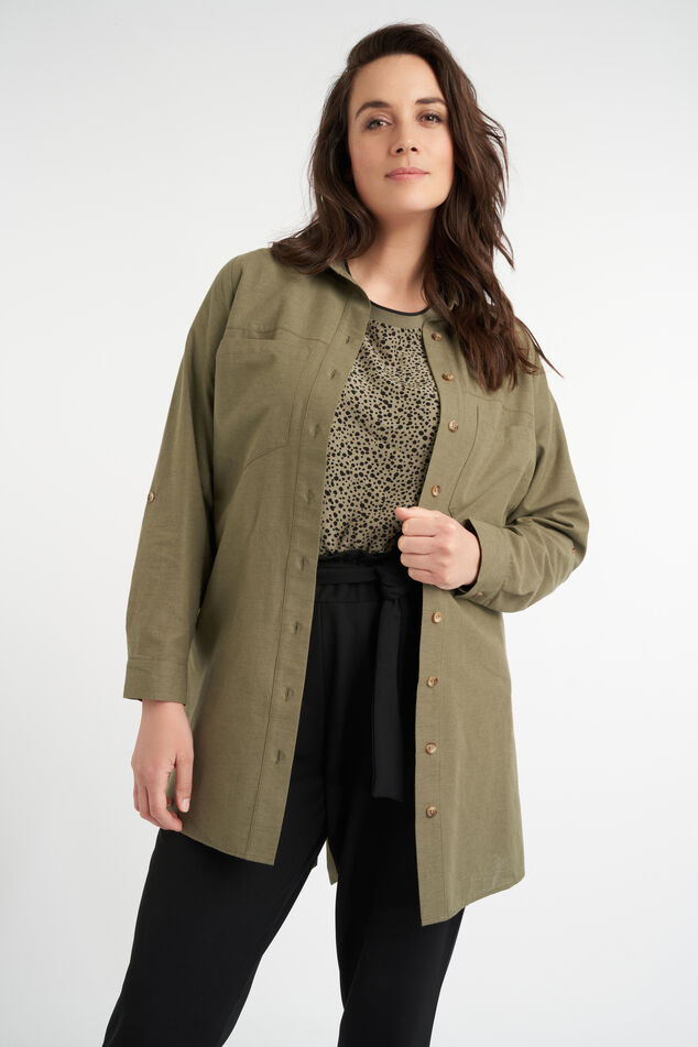 Jacke mit Bindegürtel  image number 5