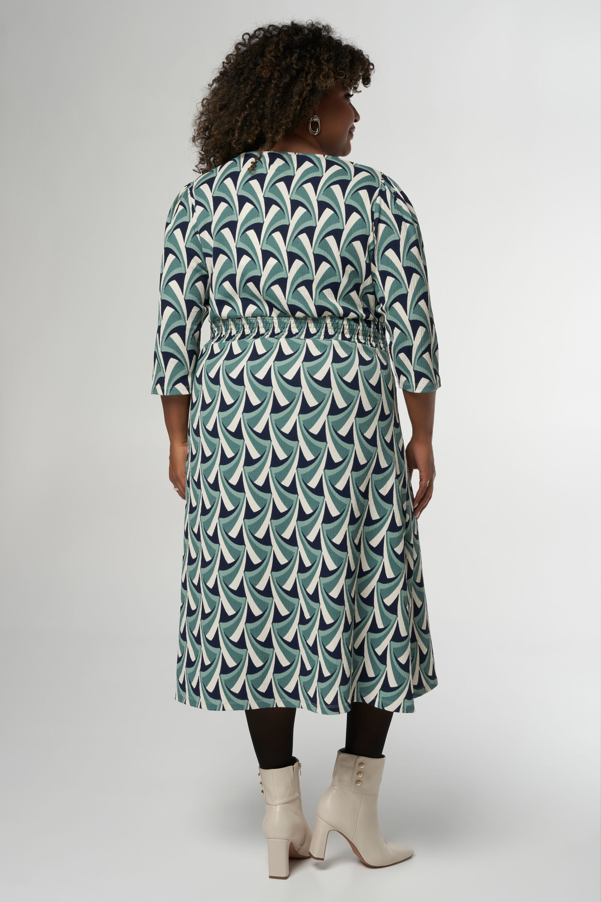 Midikleid mit Print  image number 3