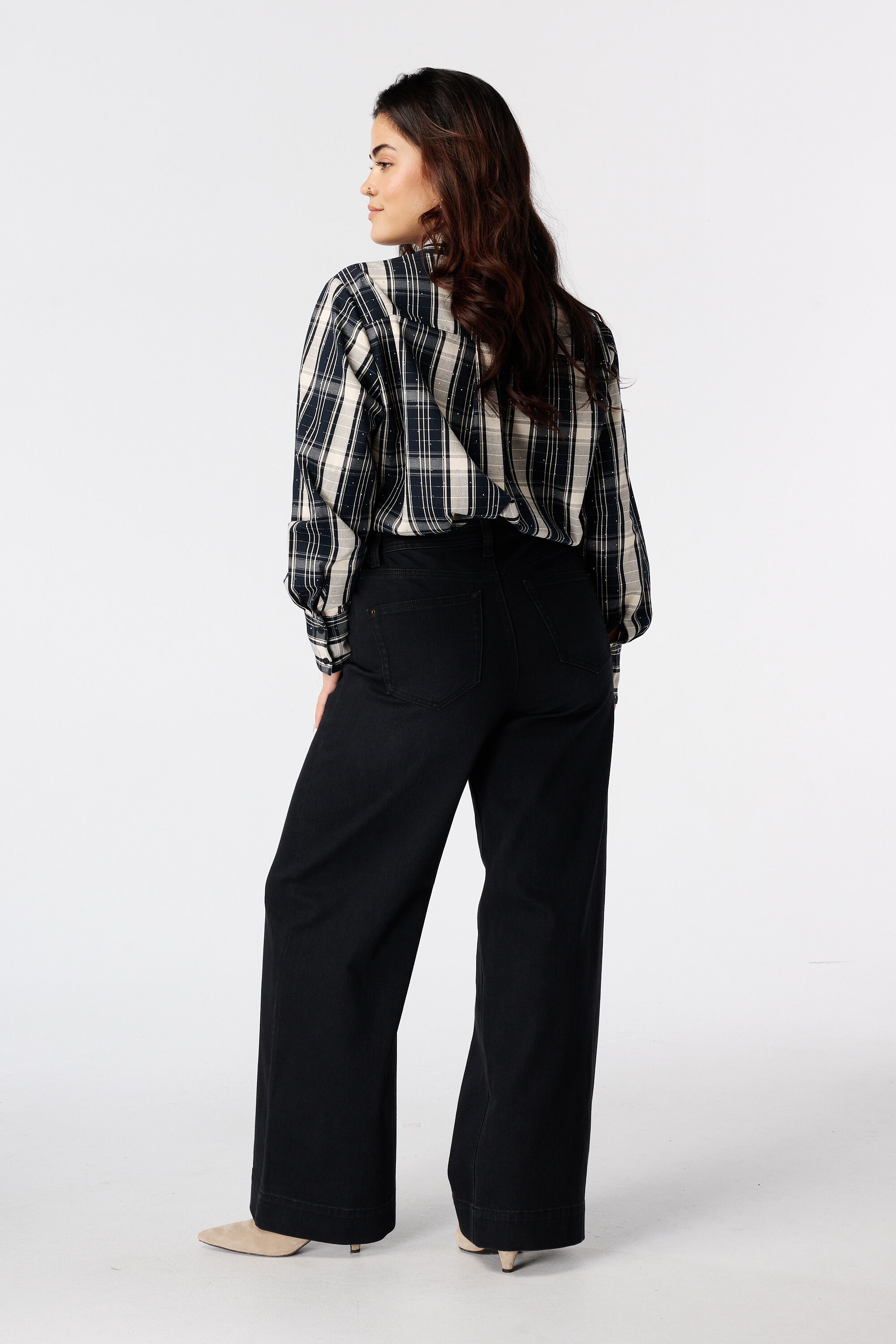 Wide Leg Jeans mit Vordertaschen image number 3