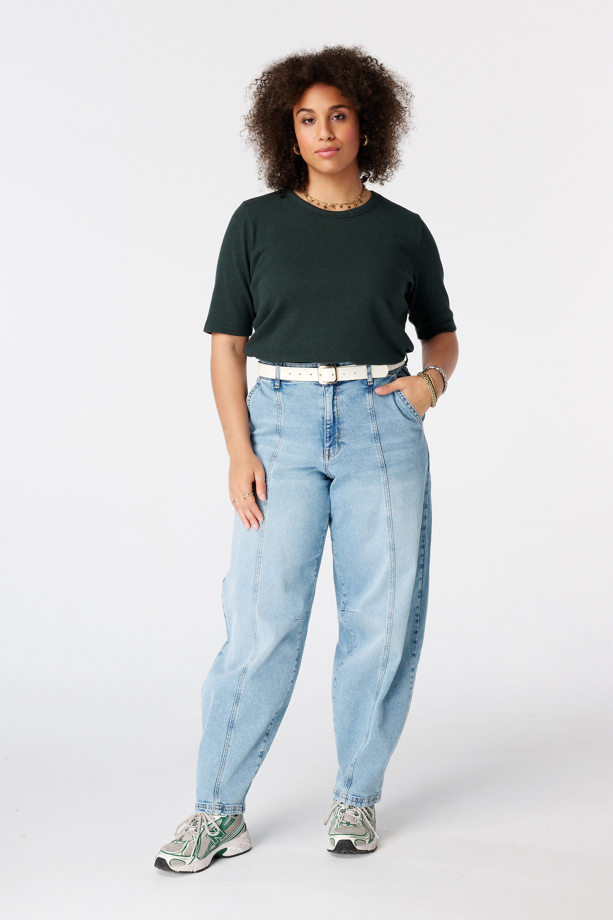 Basic Top aus Rippstoff image number 5