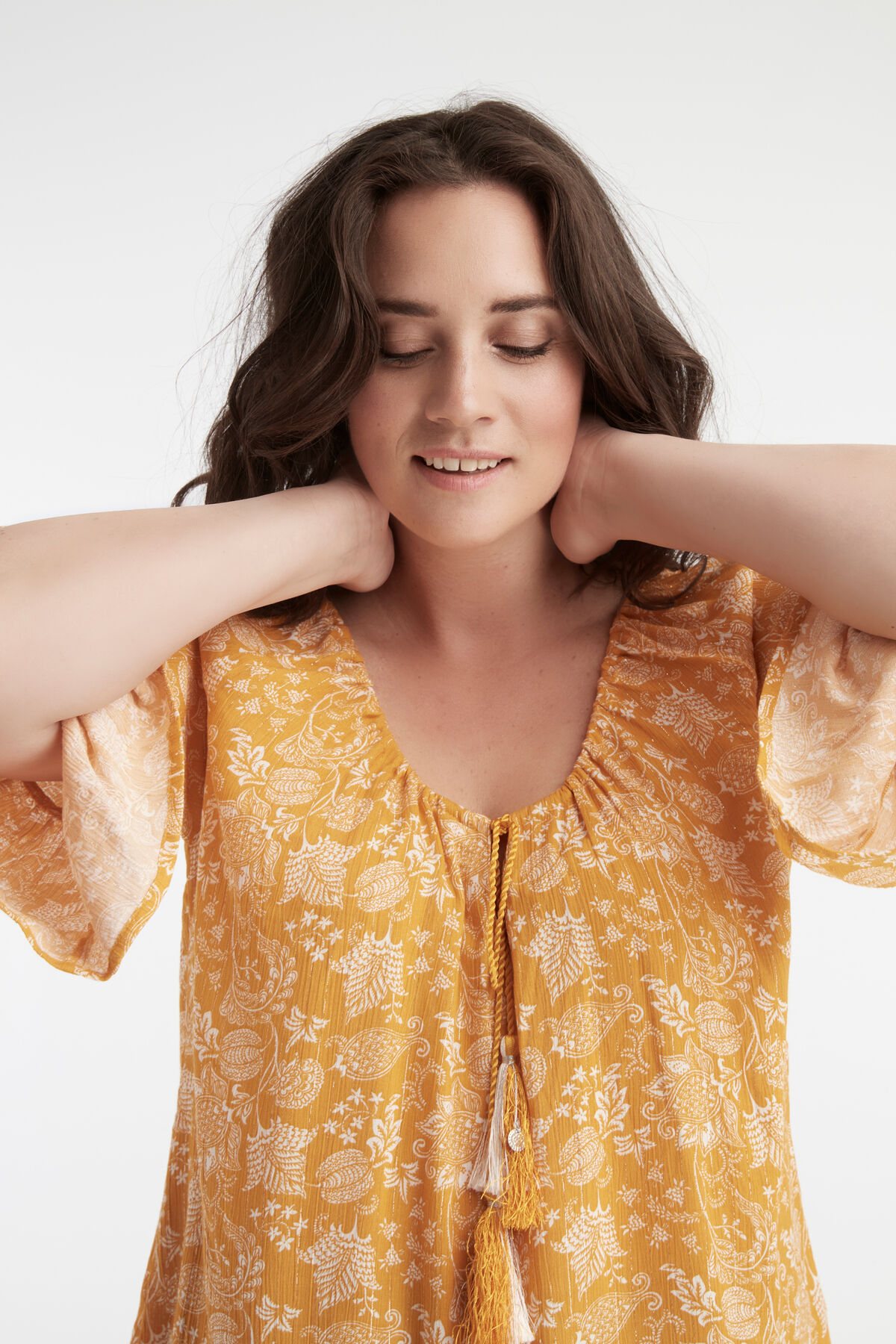 Bell-Sleeve Bluse image number 6