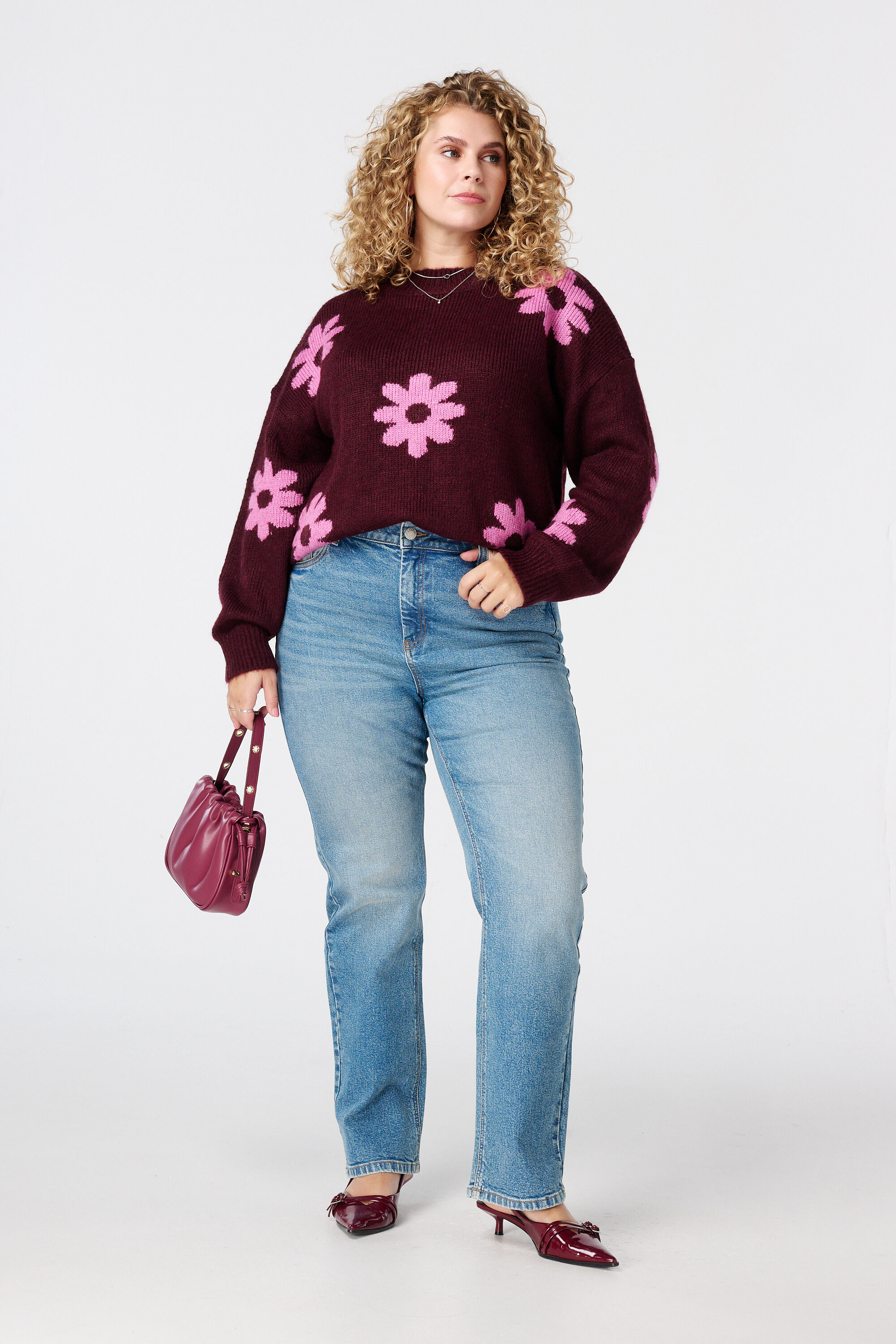 Pullover mit Blumenprint image number 5