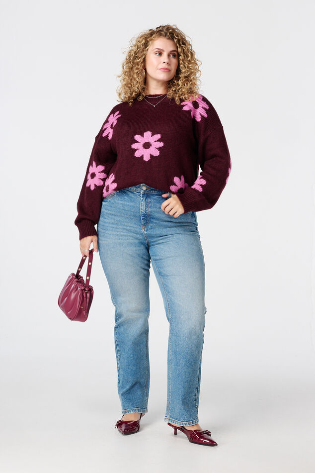 Pullover mit Blumenprint image number 5