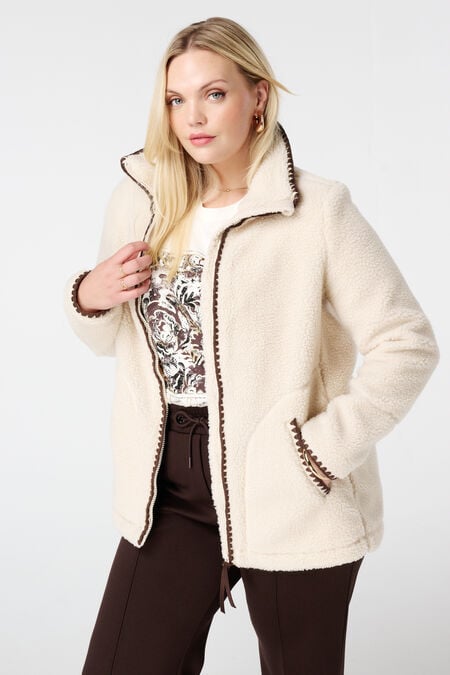 Teddyjacke mit Reißverschluss Teddyjacke mit Reißverschluss