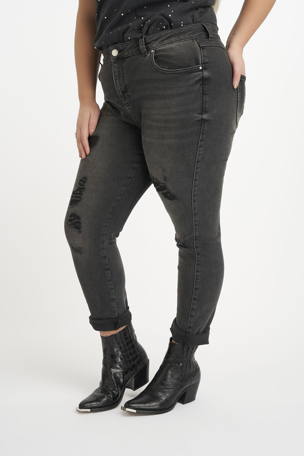 Jeans mit Used-Look image number 5