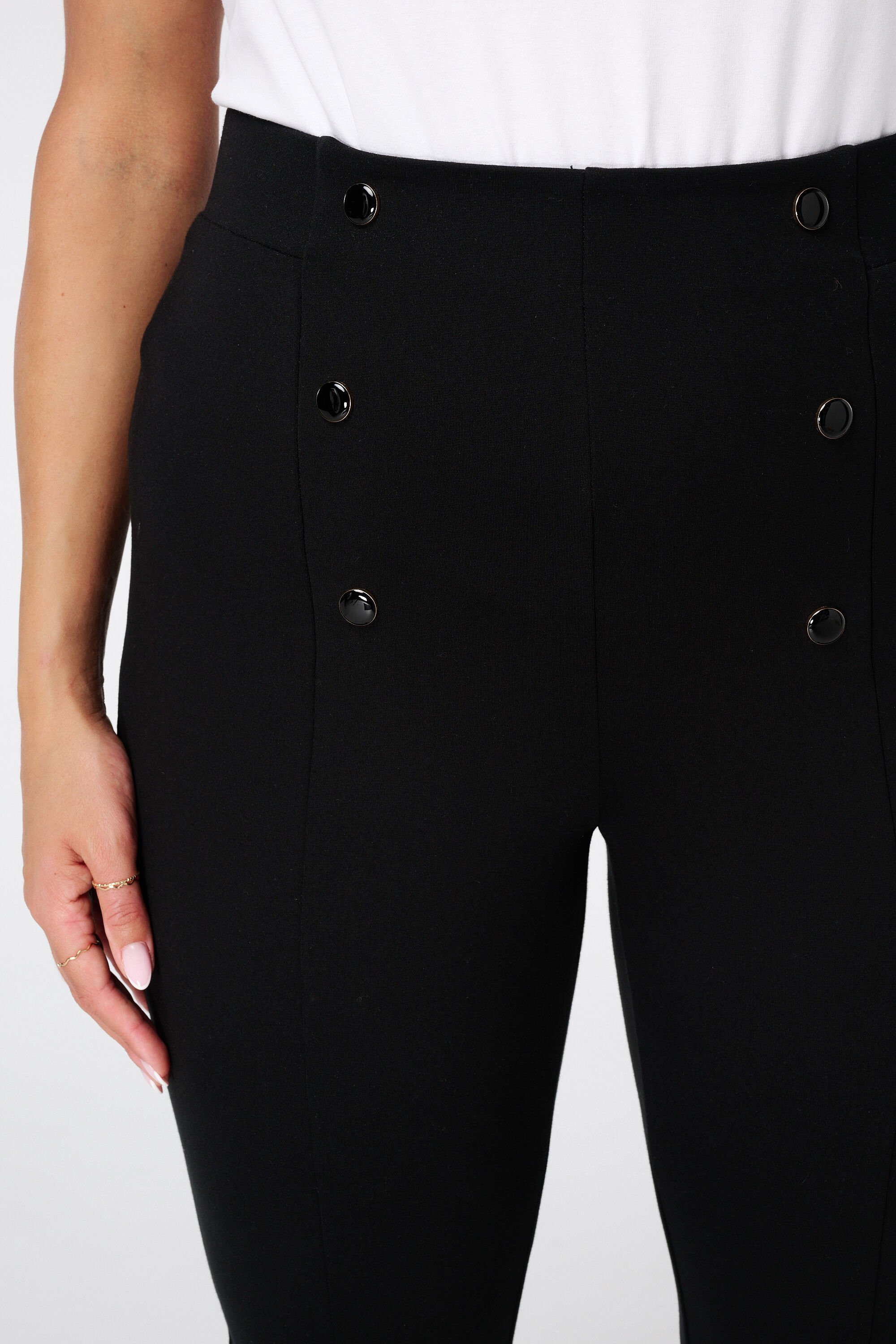 Treggings mit Zierkn&ouml;pfen image number 4