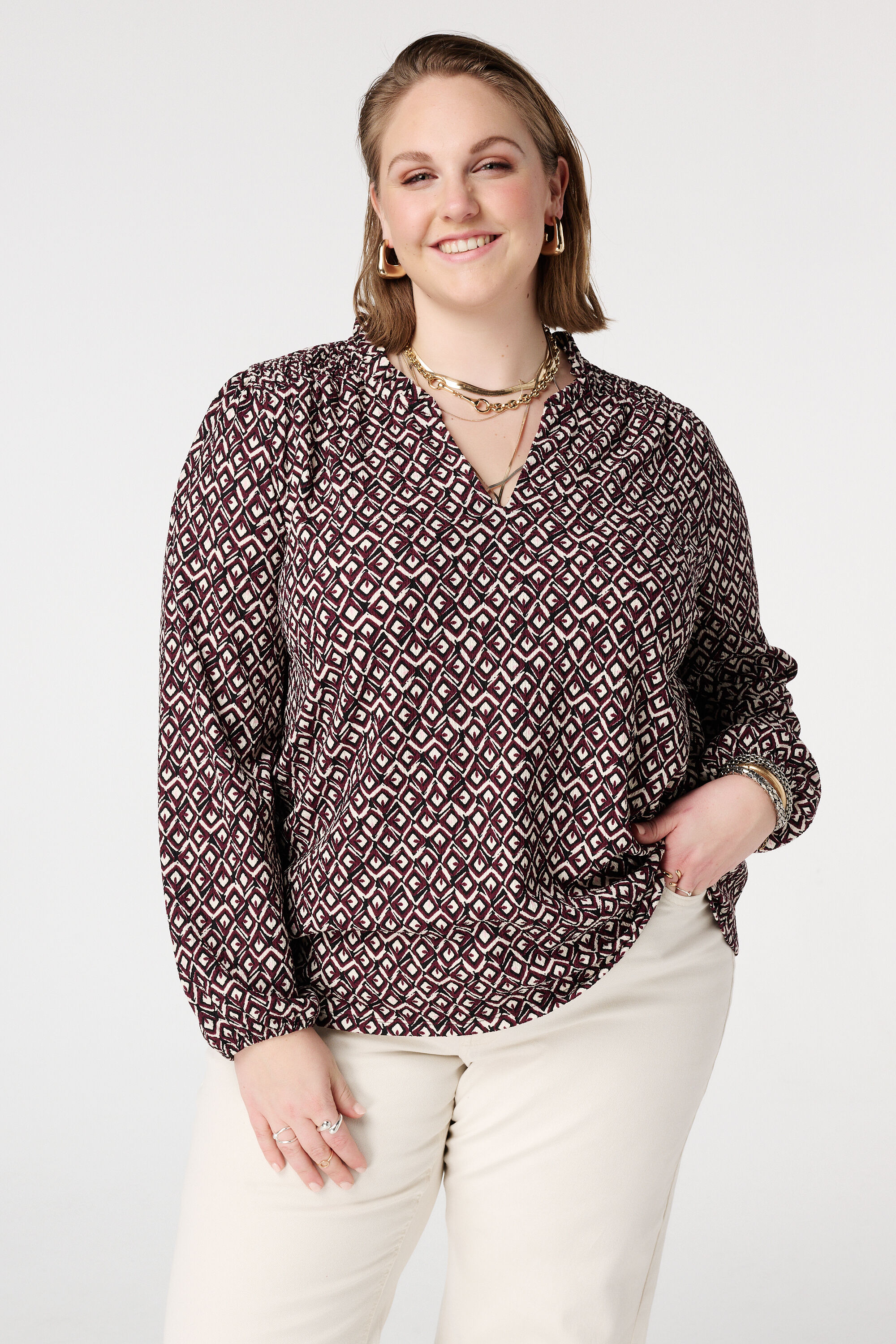 Top mit R&uuml;schen