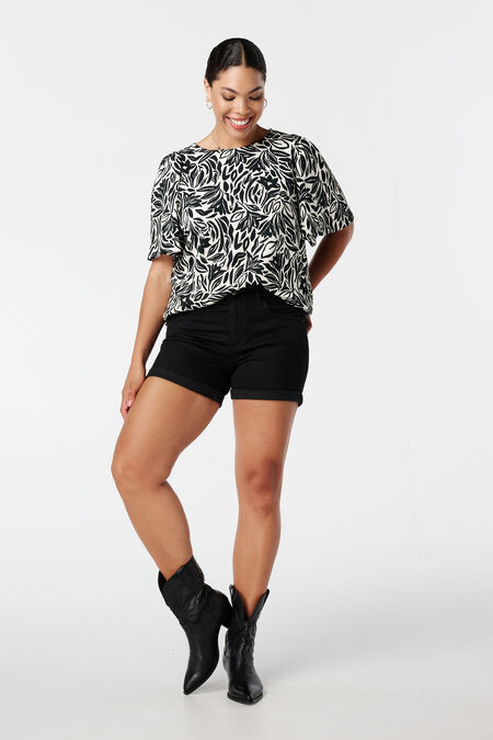 Jeans-Shorts mit Stretchstoff Jeans-Shorts mit Stretchstoff