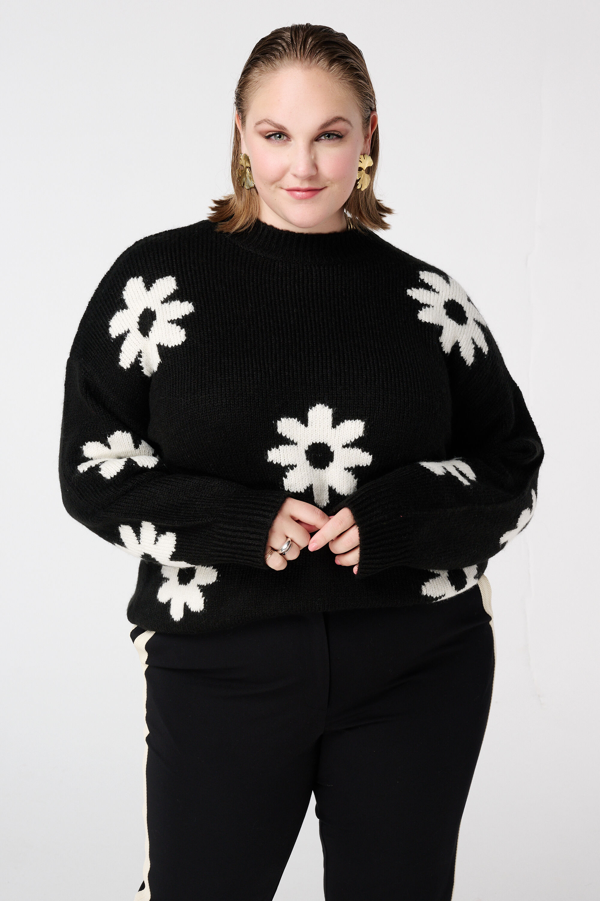 Pullover mit Blumenprint