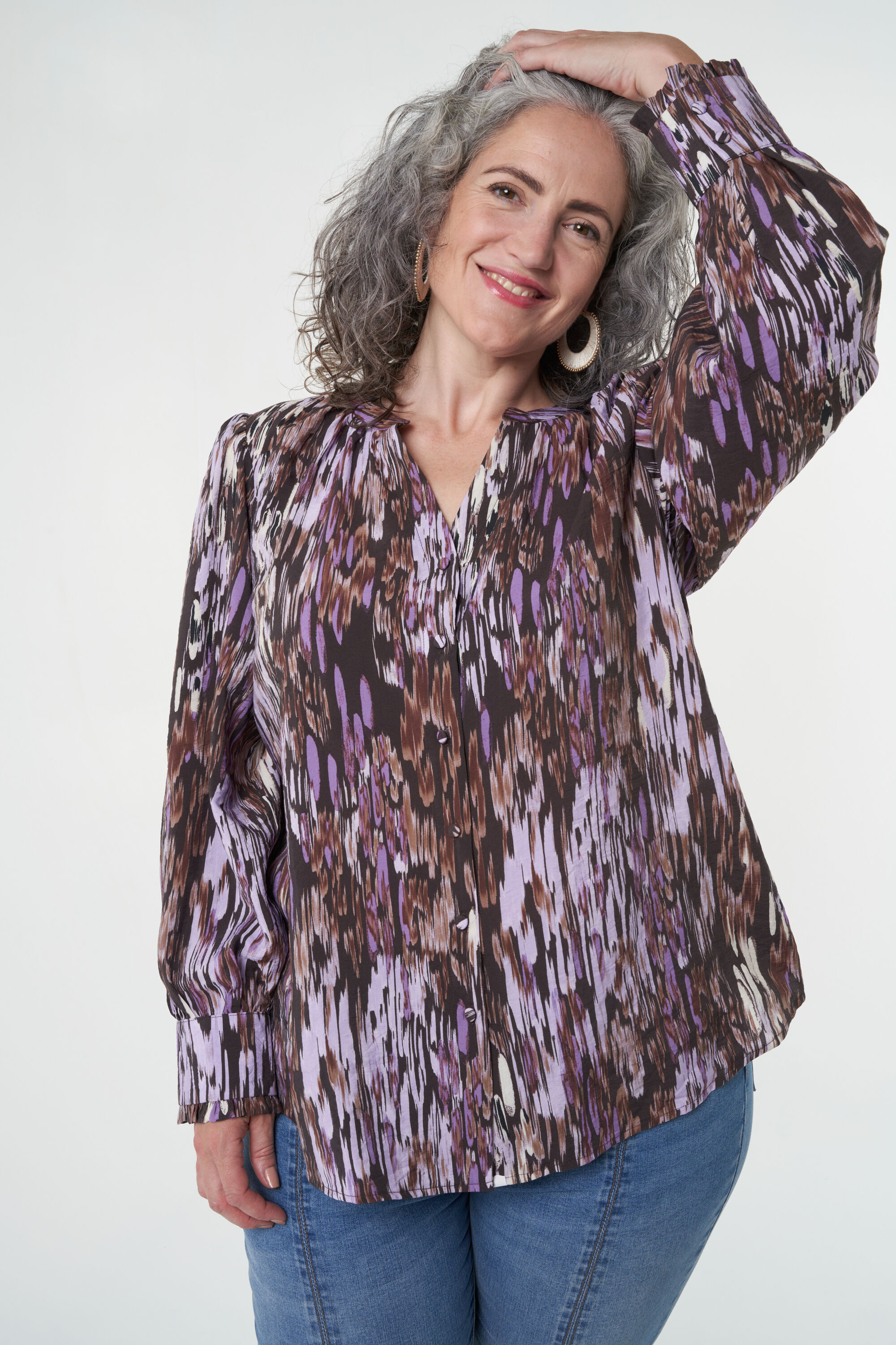 Bluse mit Kn&ouml;pfen image number 6