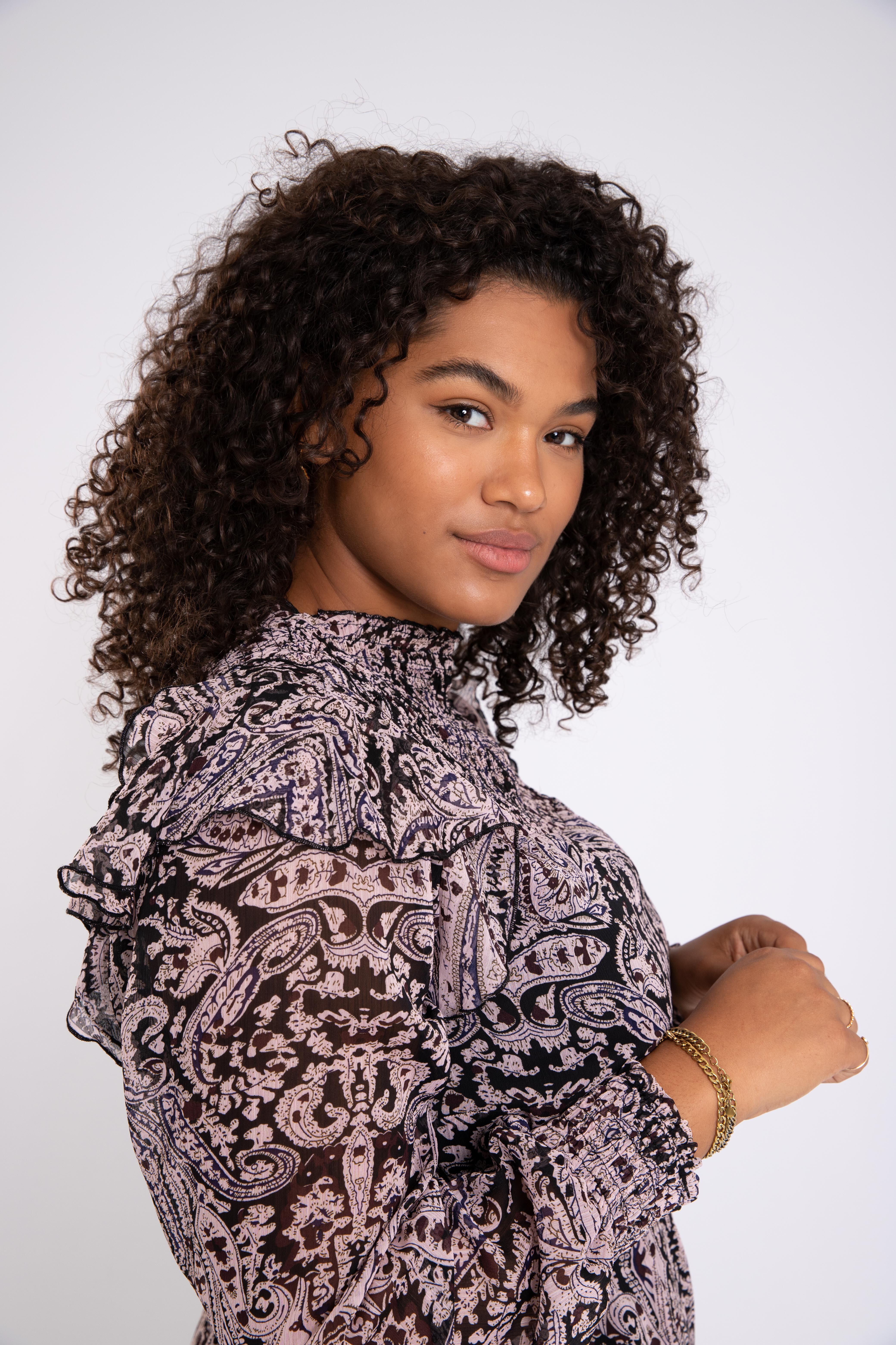 Kleid mit Smockdetail image number 6