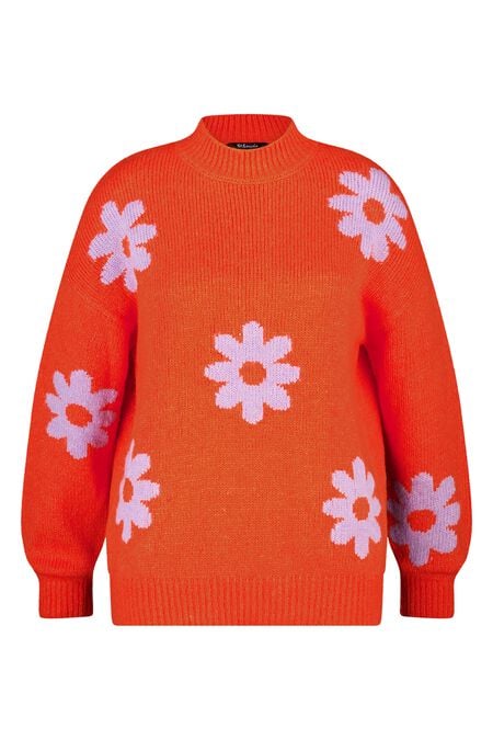 Pullover mit Blumenprint Pullover mit Blumenprint