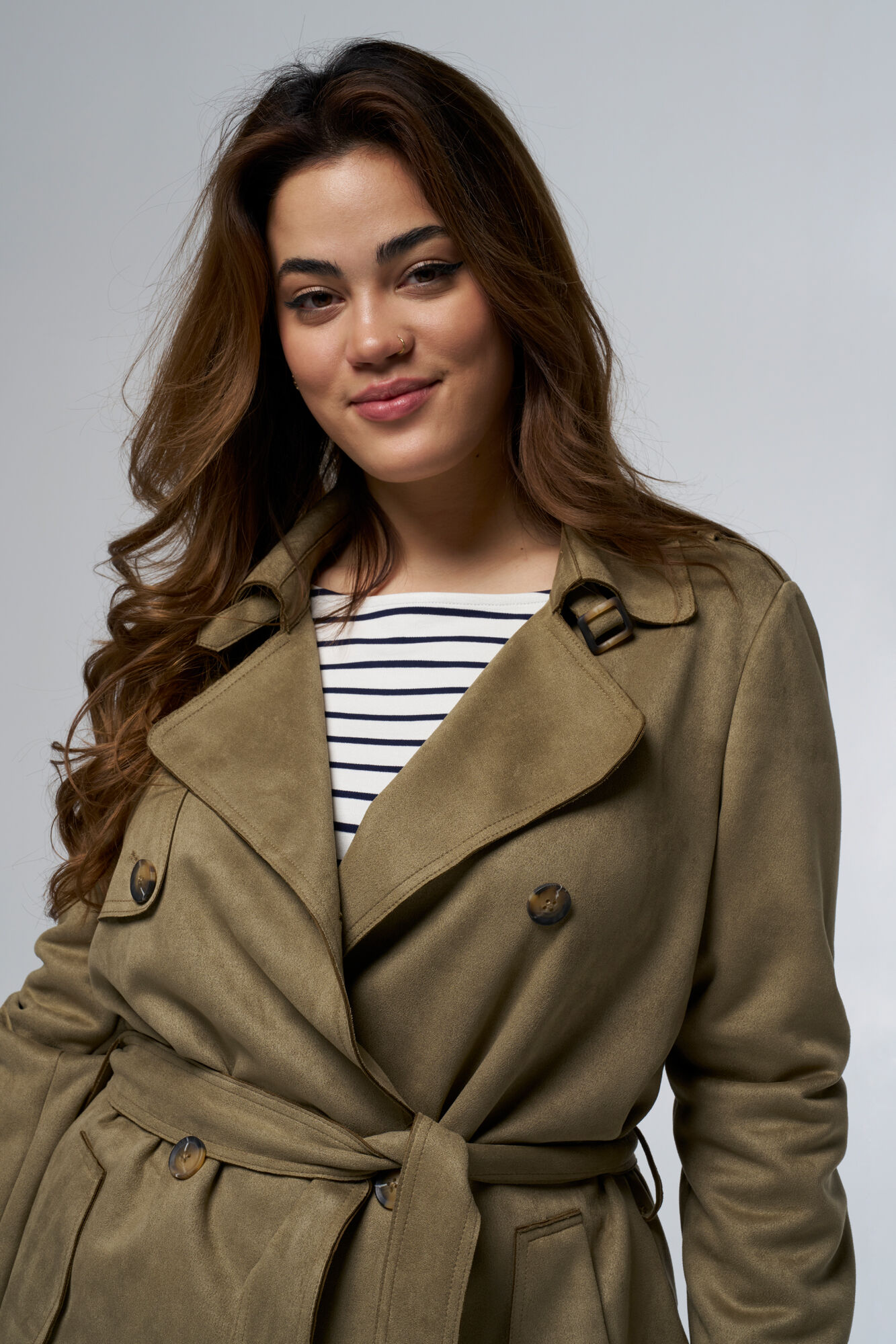 Langer Trenchcoat  image number 4