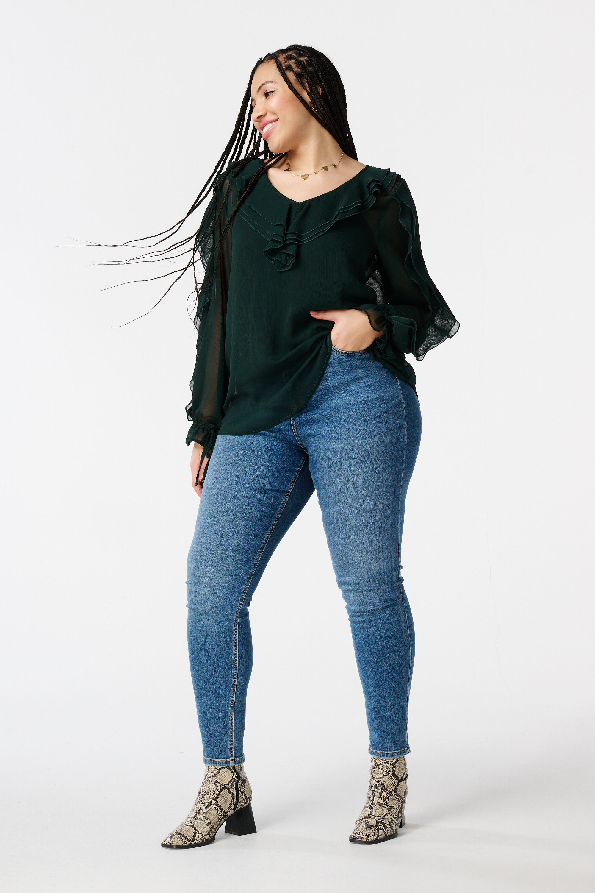 Bluse mit R&uuml;schen image number 5