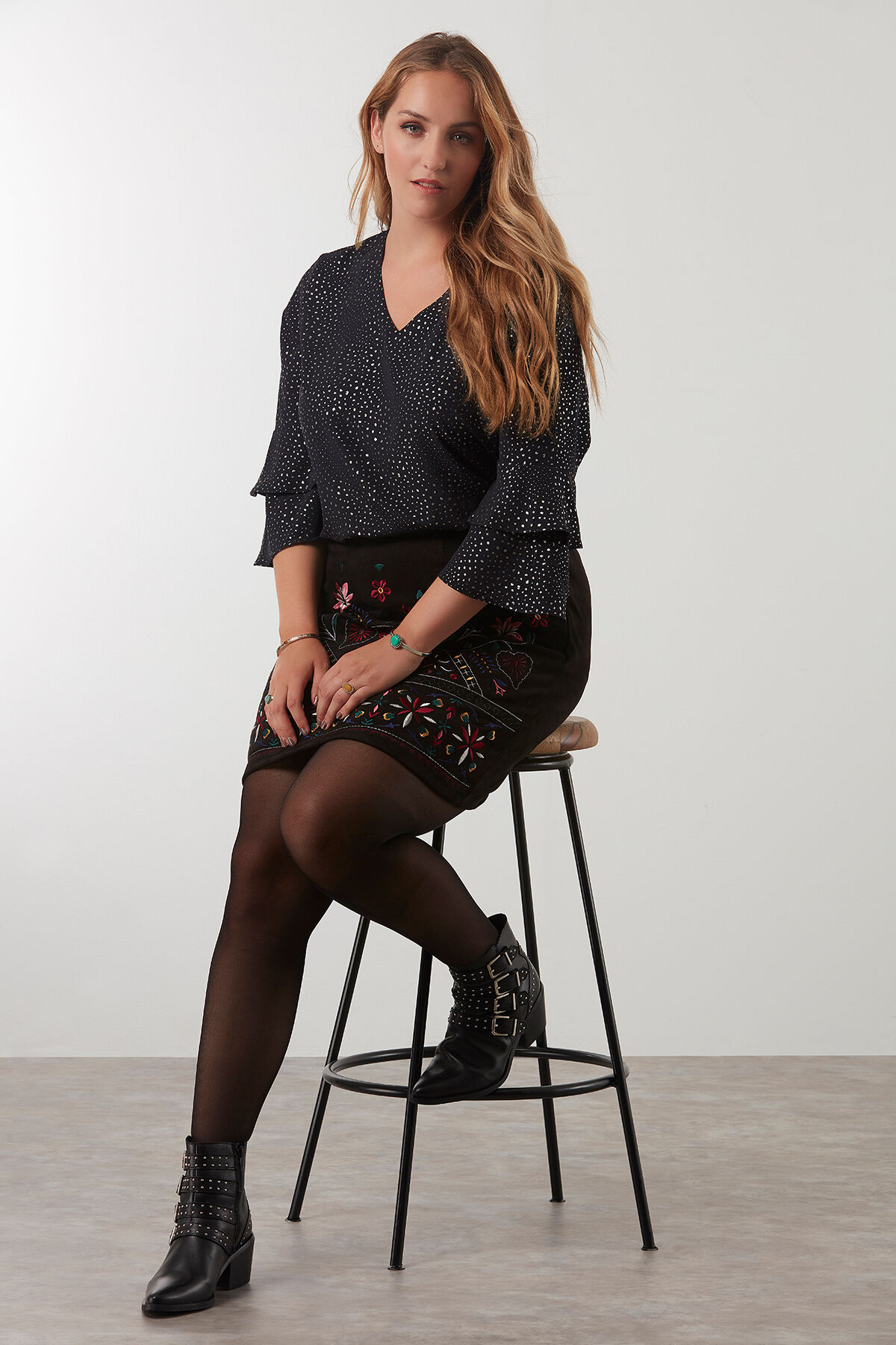 Bluse mit R&uuml;schen-&Auml;rmeln  image number 3