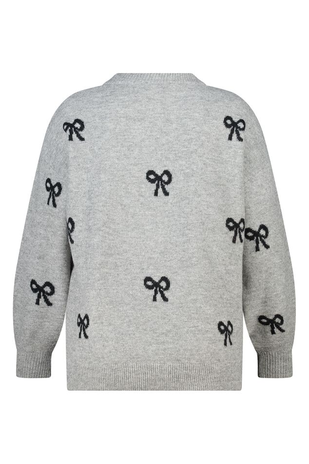 Pullover mit Schleifenprint image number 2